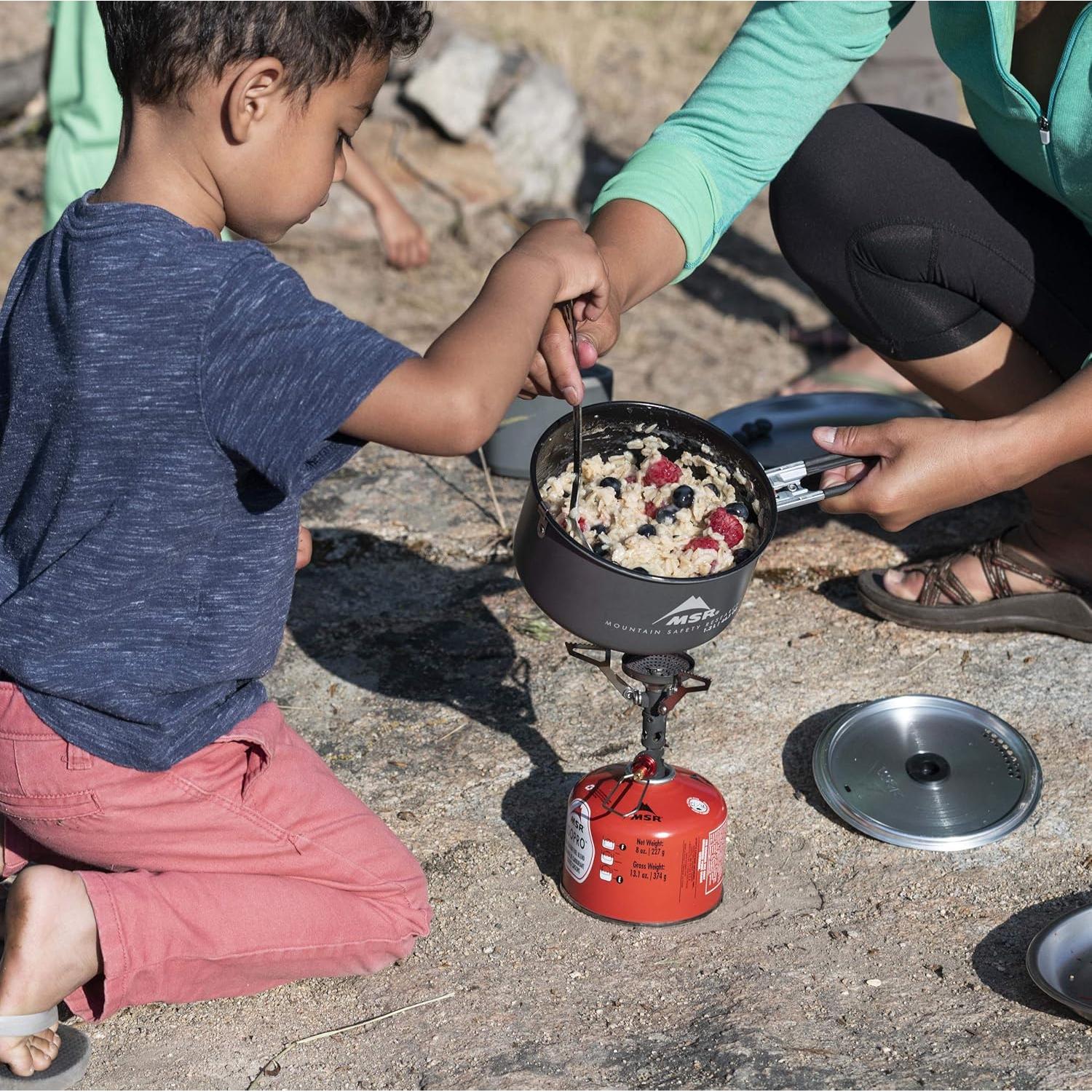 Olla de Camping MSR Antiadherente 1.3L Cerámica Negra