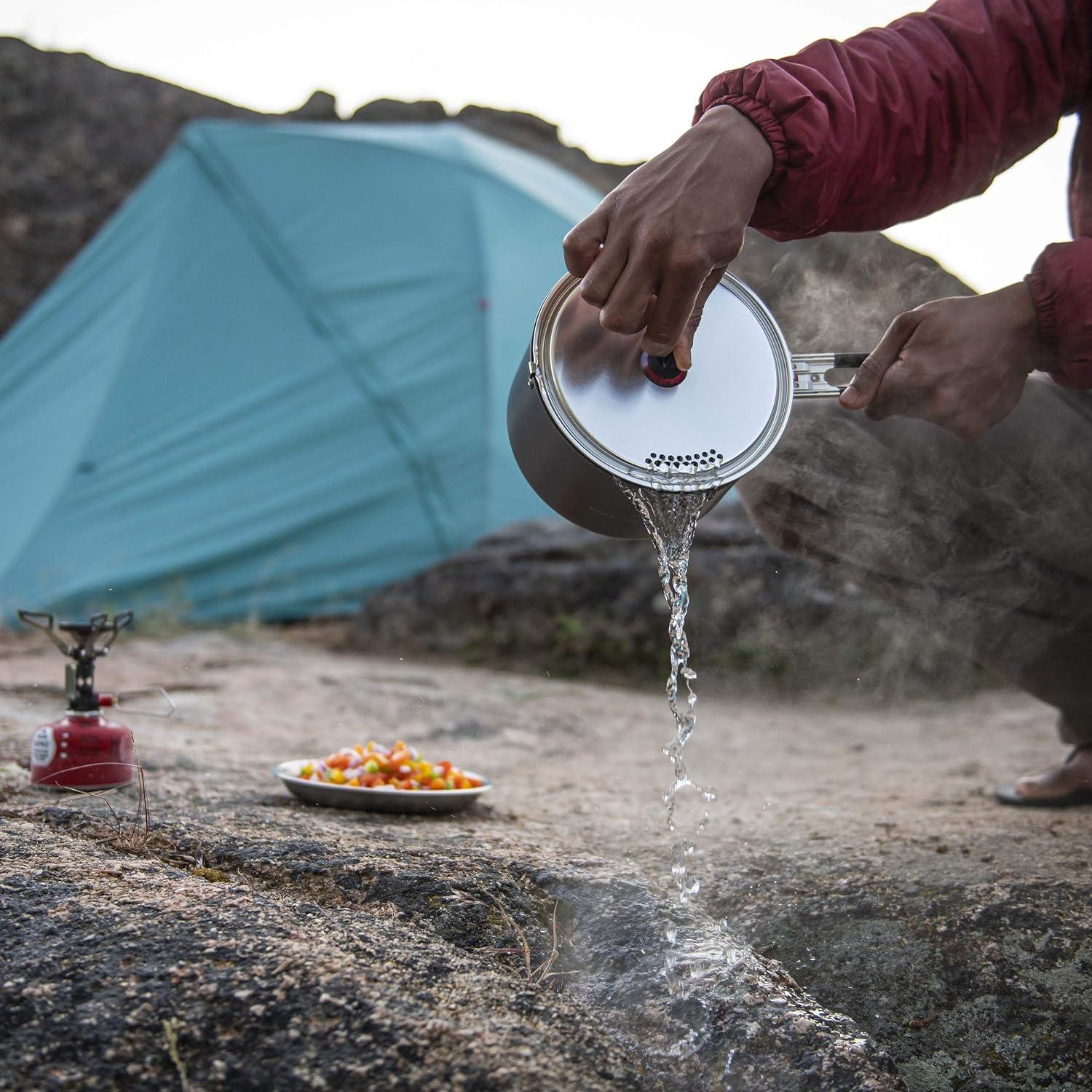 Olla de Camping MSR 2.5L Cerámica Antiadherente Negra