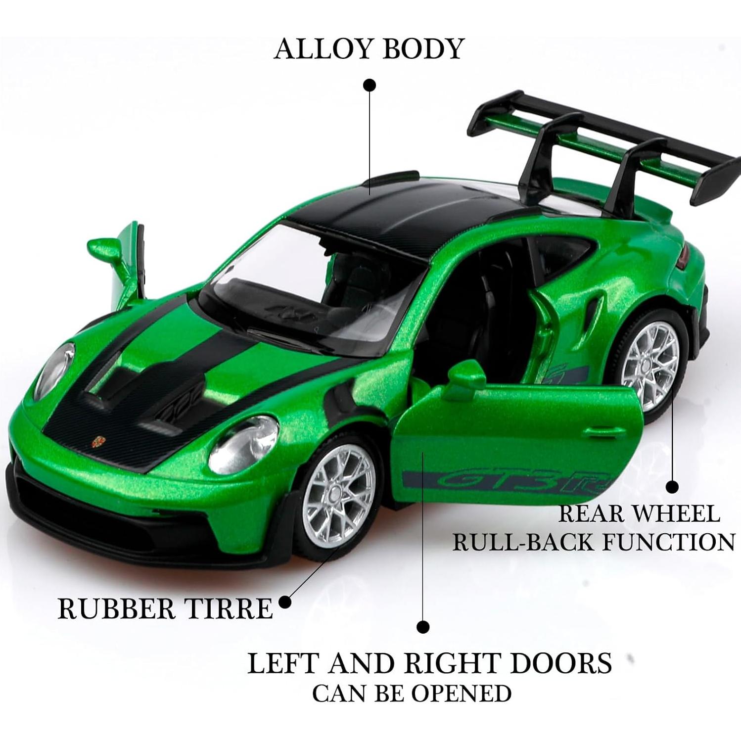 Coche de fundición Porsche 911 GT3 1:36 TOKAXI - Retroceso
