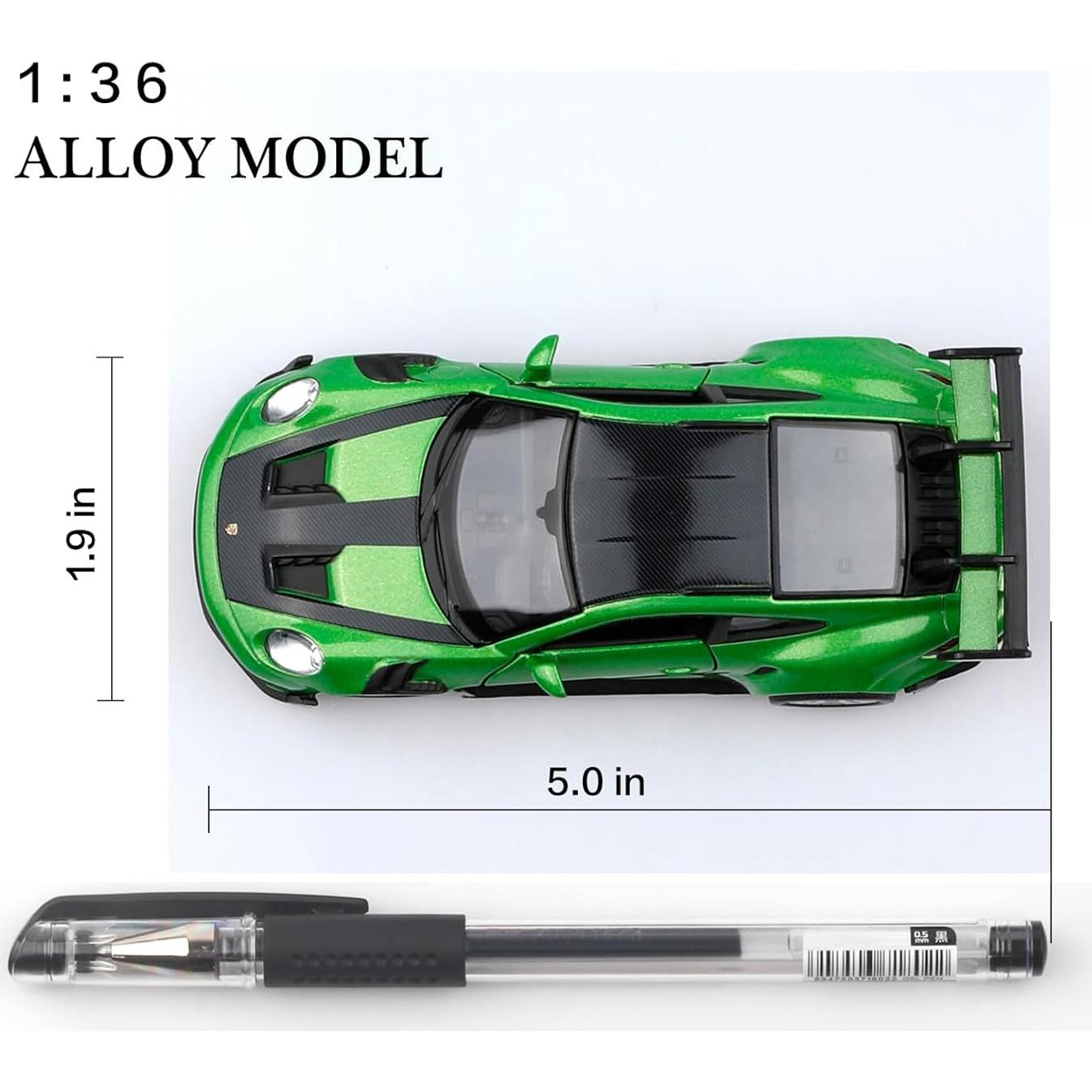 Coche de fundición Porsche 911 GT3 1:36 TOKAXI - Retroceso
