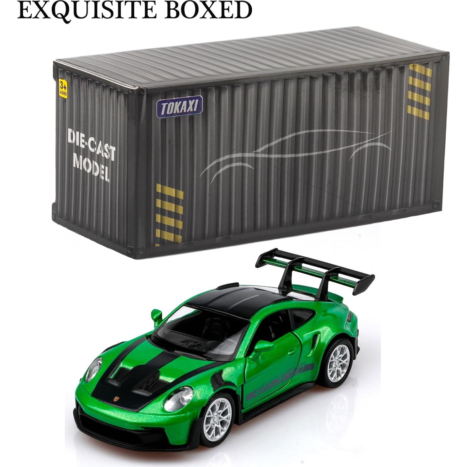 Coche de fundición Porsche 911 GT3 1:36 TOKAXI - Retroceso