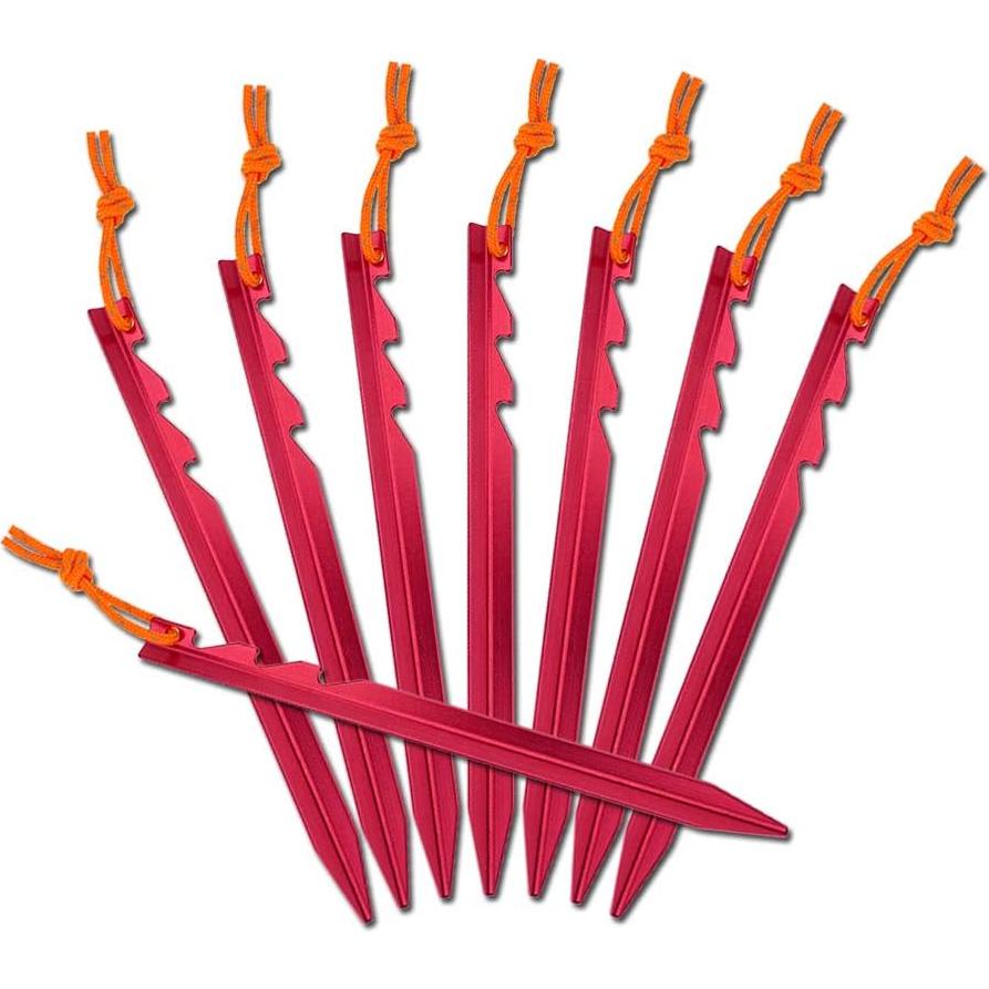 Estacas de Tienda AnyGear 7075 Aluminio 18 cm Paquete de 15