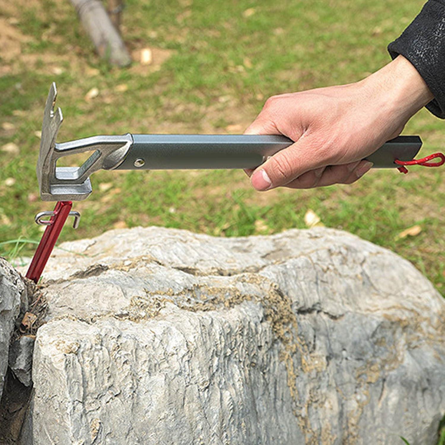 Martillo de Garra Segutage para Camping - Acero Inoxidable 280g