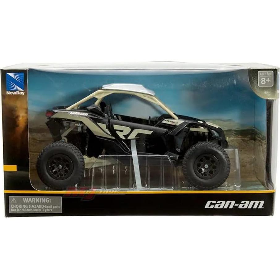 NewRay Can-Am Maverick X3 XRC Turbo 1:18 Negro/Tan