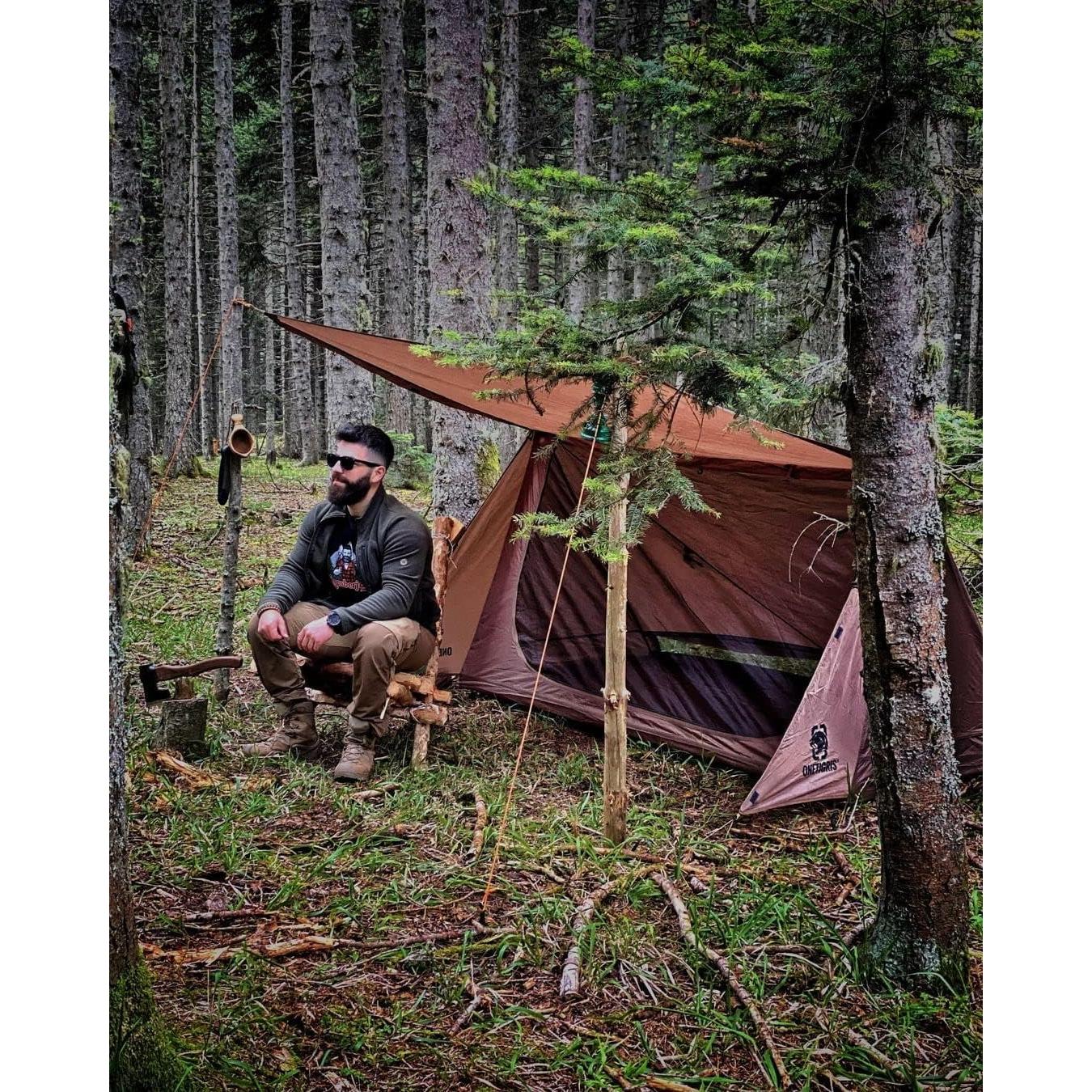 Tienda de Camping Ultraligera OneTigris Bushcraft 2.0 2 Personas