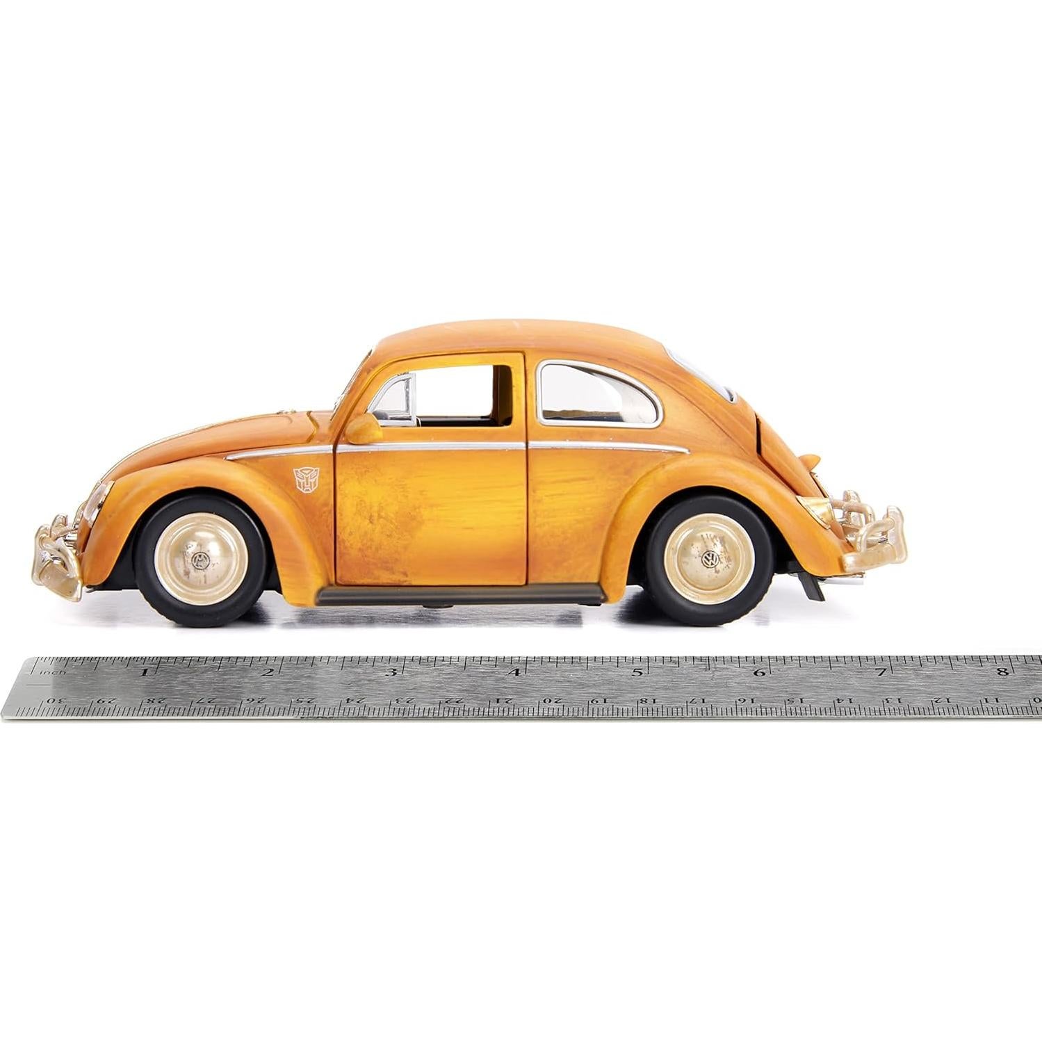 Coche de metal fundido JADA Toys Bumblebee 1:24 con figura Charlie
