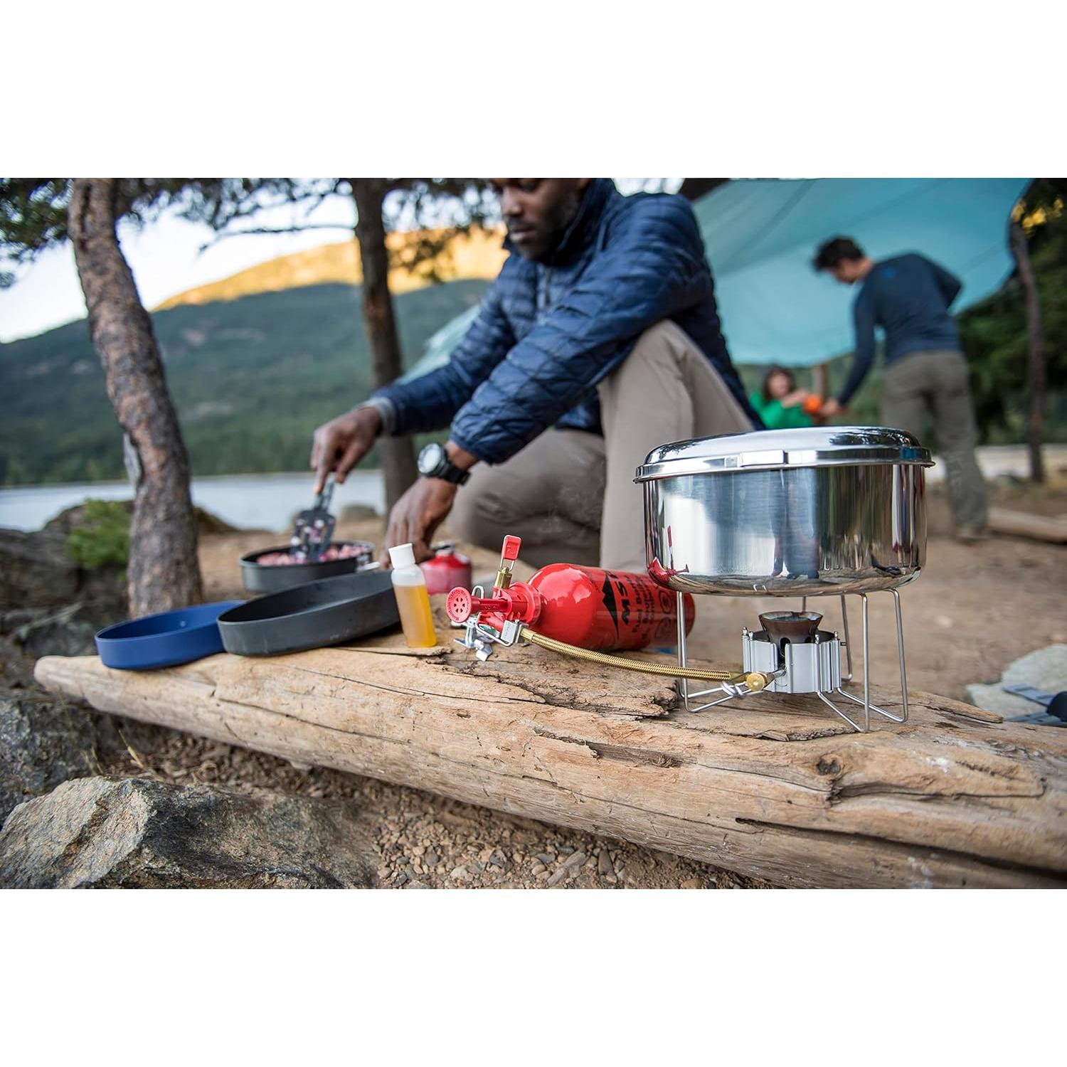 Juego de Ollas de Camping MSR Alpine 4 Acero Inoxidable 1-3L