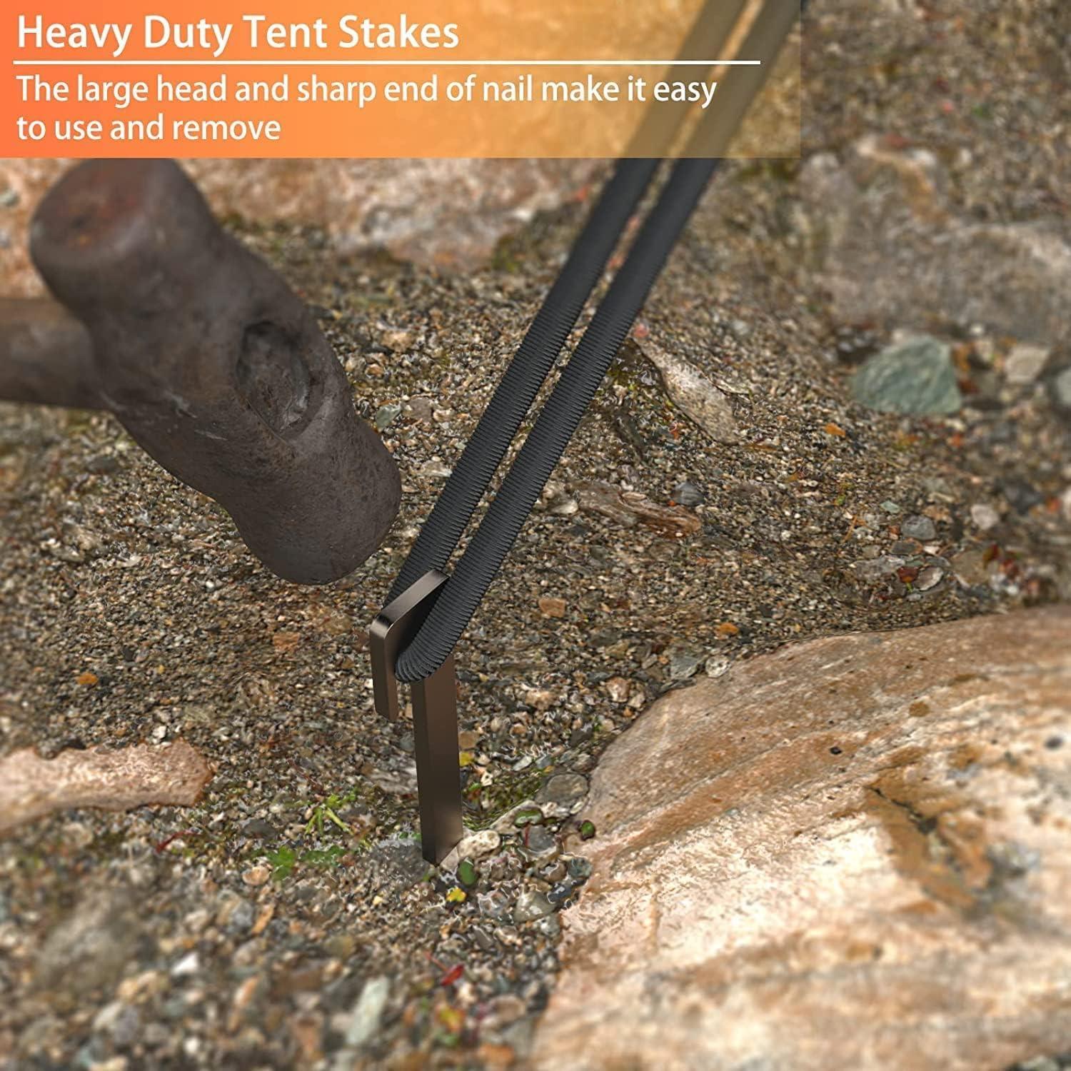 Estacas de Camping de Titanio TIANDLIFE 20cm Alta Resistencia