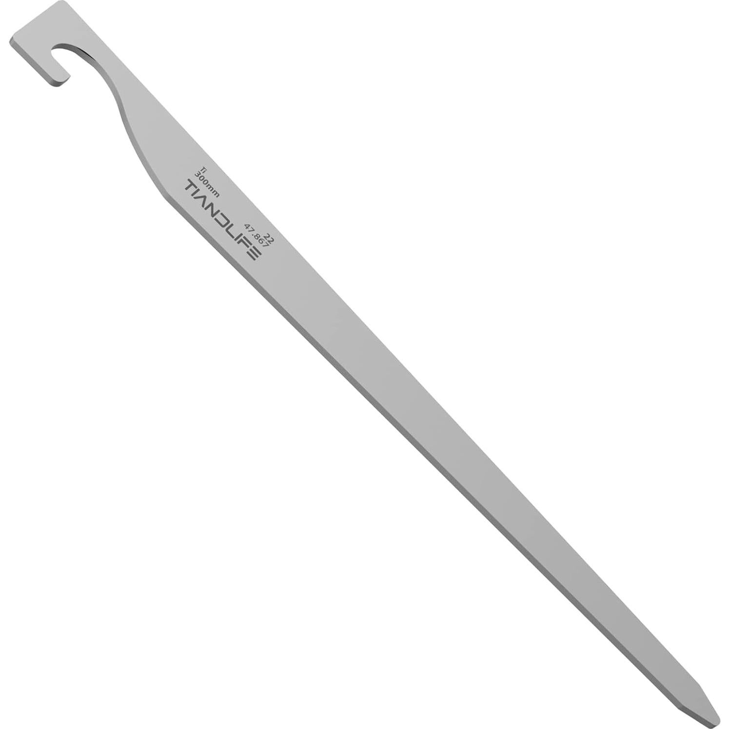 Estacas de Camping de Titanio TIANDLIFE 20cm Alta Resistencia
