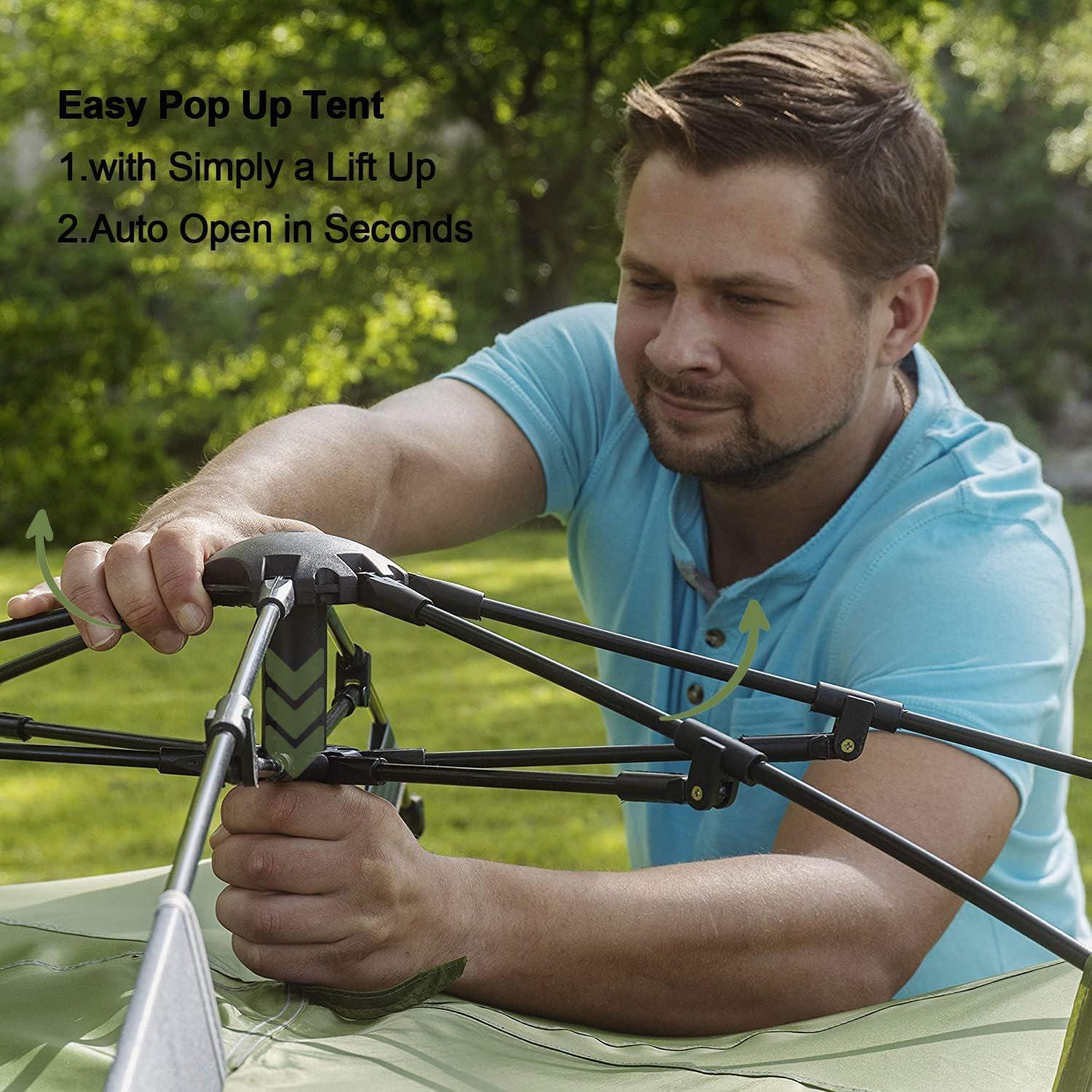 Carpa Pop Up MOON LENCE J1 para 4 Personas Impermeable