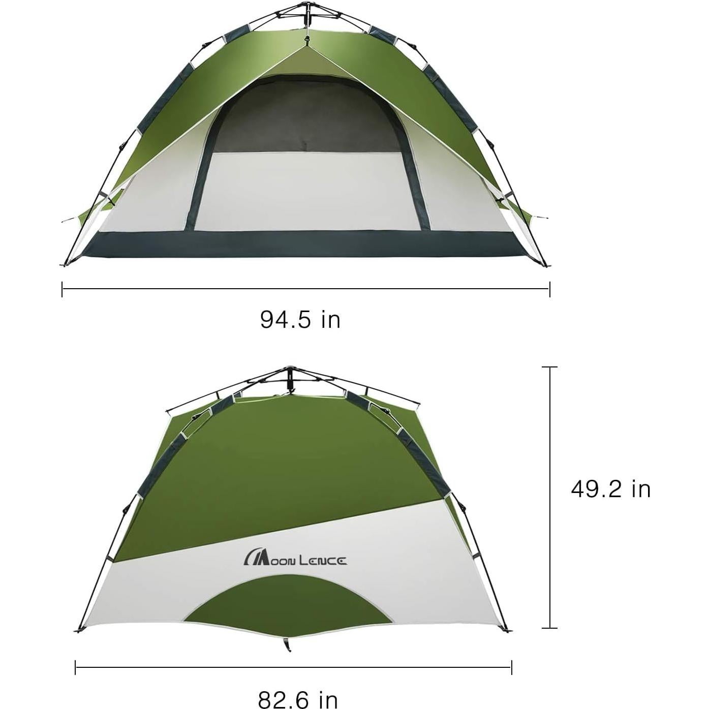 Carpa Pop Up MOON LENCE J1 para 4 Personas Impermeable