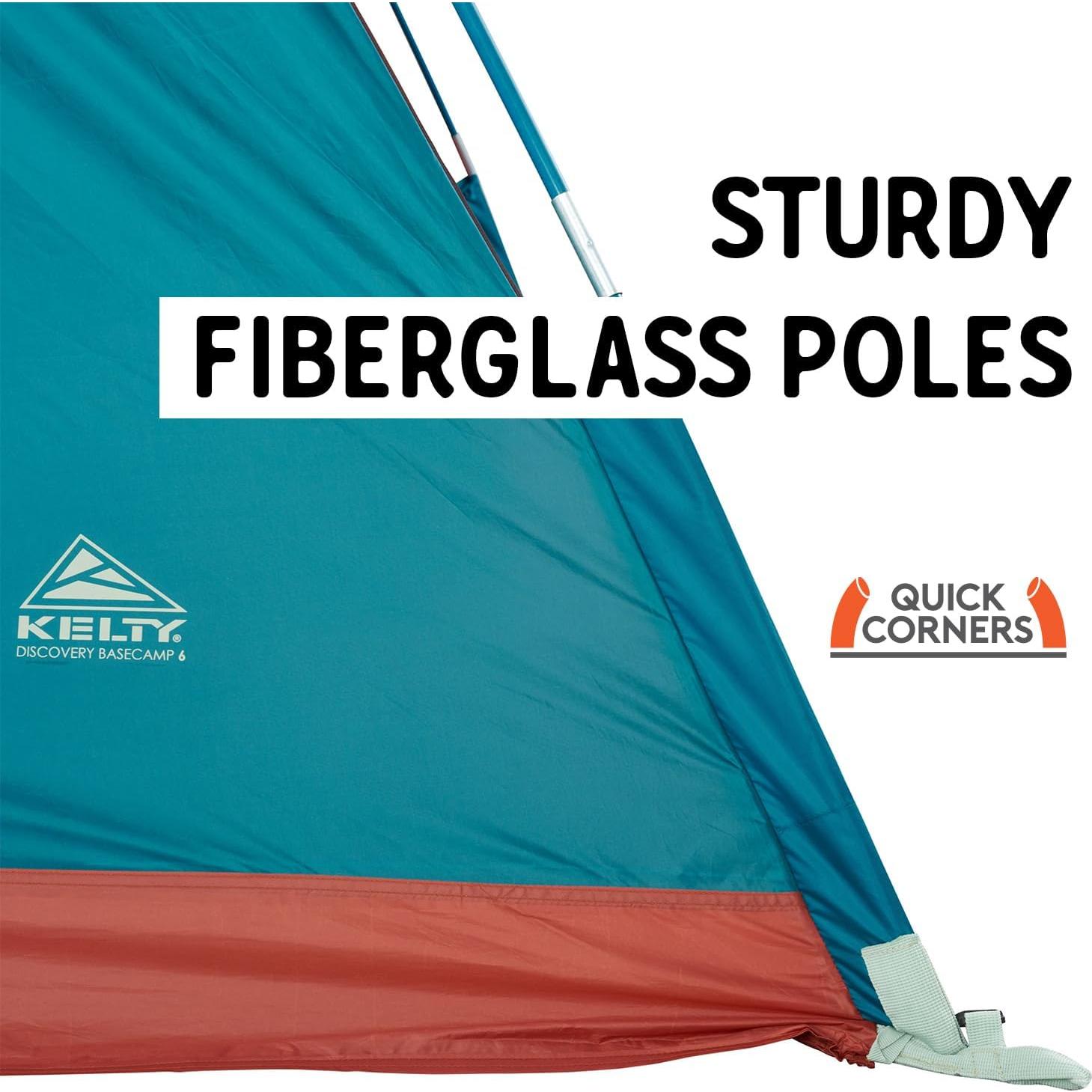 Carpa de Senderismo Kelty Discovery Basecamp 4-6 Personas