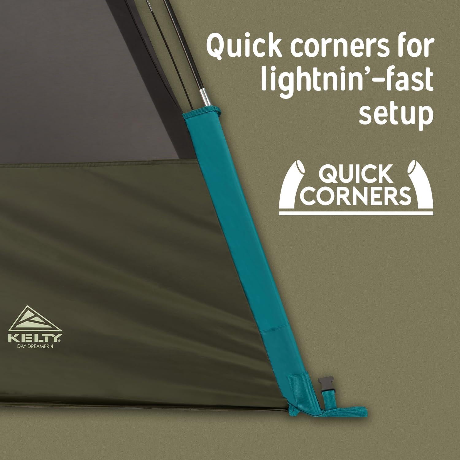 Carpa de Camping Kelty Daydreamer 4P Tela Blackout 4.54kg