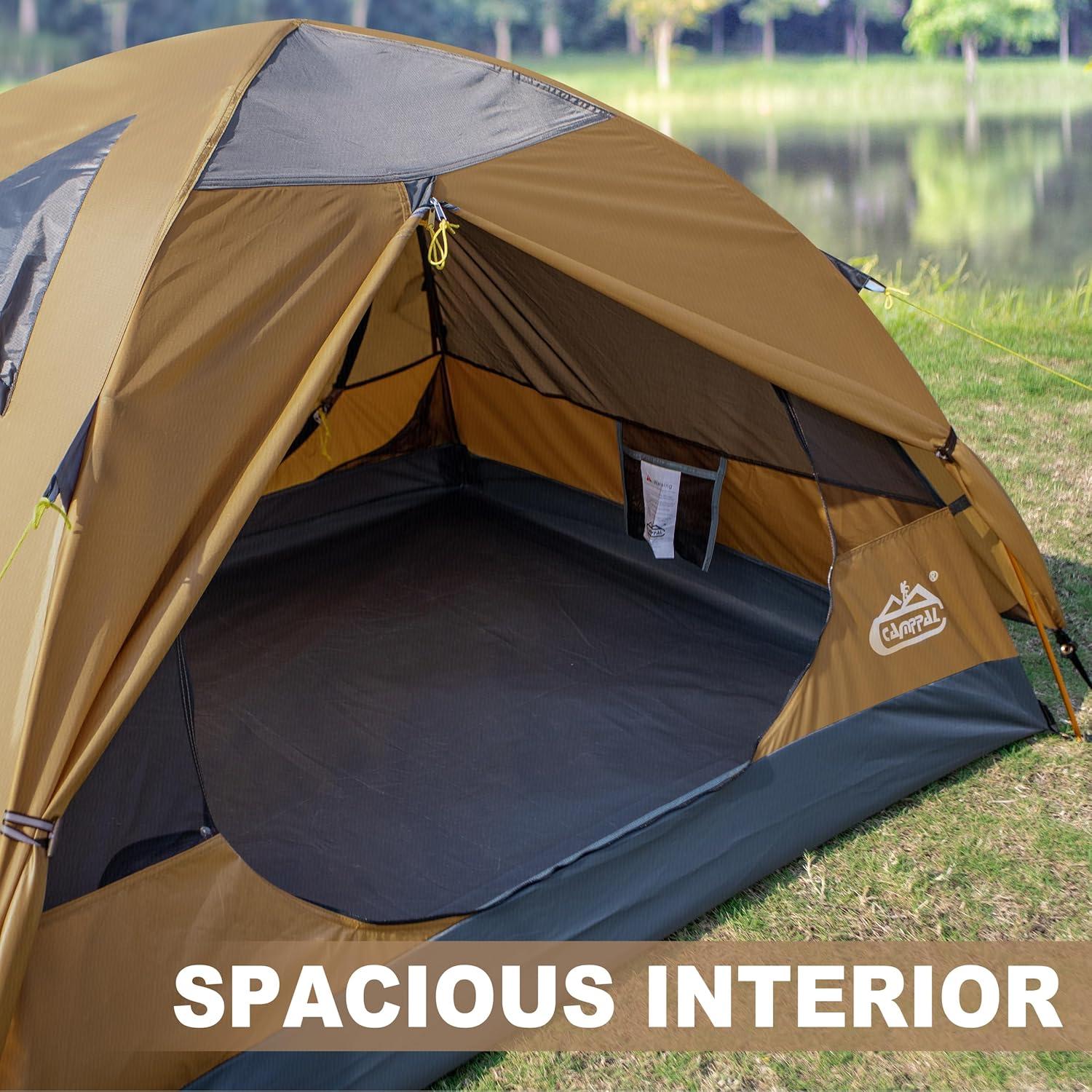Tienda de Camping Camppal para 2 Personas Impermeable 2.6m²