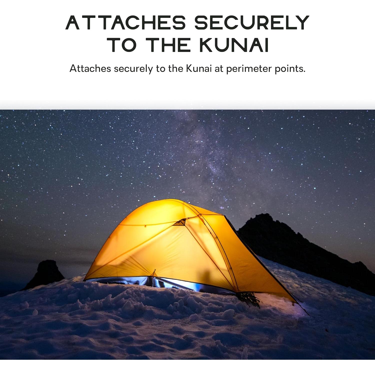 Sombra de tienda NEMO Equipment Kunai 2-Persona Gris