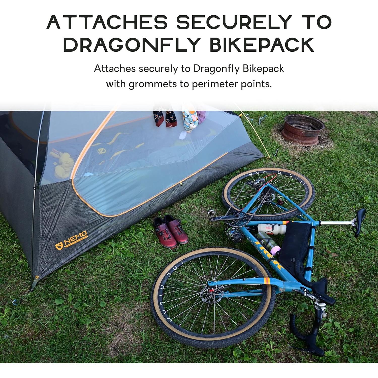 Sombra de bicicleta NEMO Equipment Dragonfly 1 persona