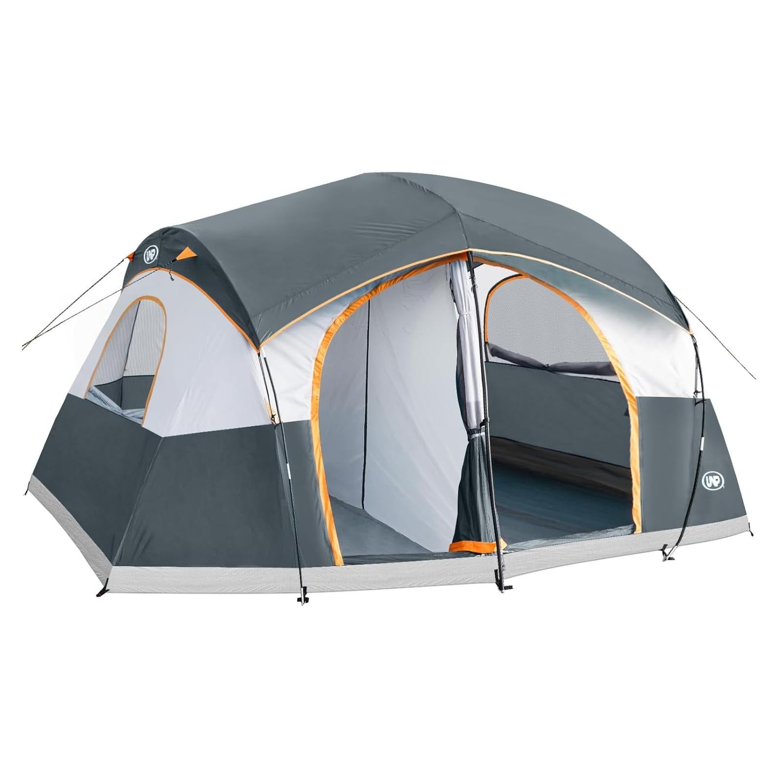 Tienda de Camping UNP para 8-9 Personas, Gris, Impermeable