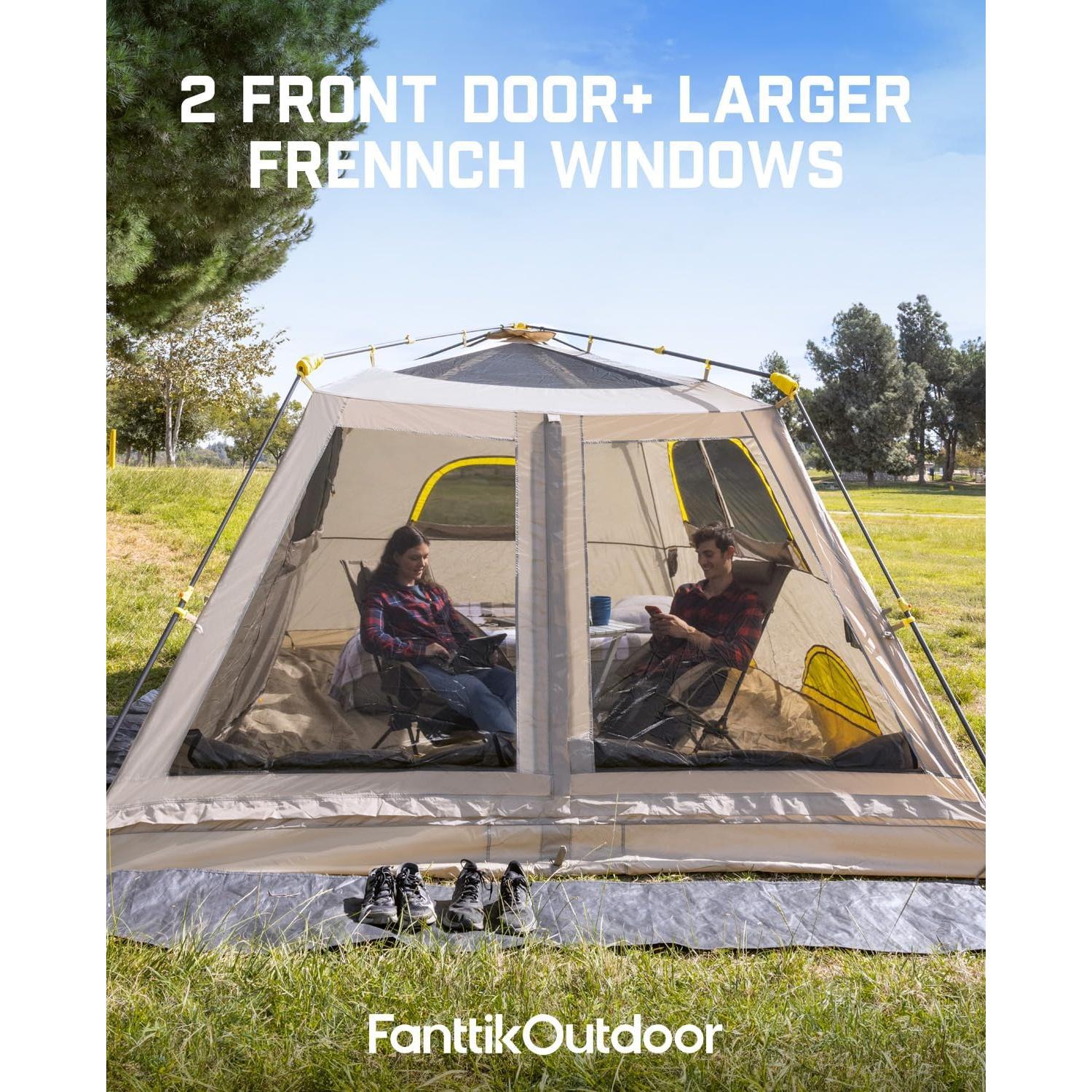 Carpa de Camping FanttikOutdoor Zeta C8 Air para 10 Personas