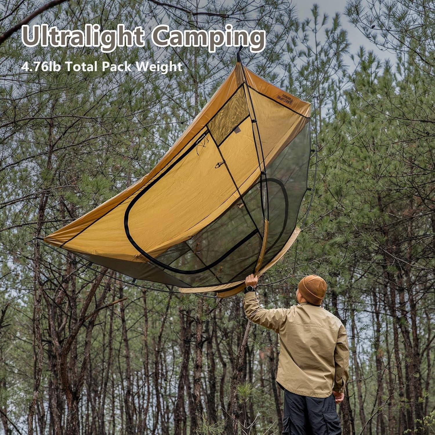 Tienda de Camping BISINNA 2 Personas Impermeable 3 Temporadas