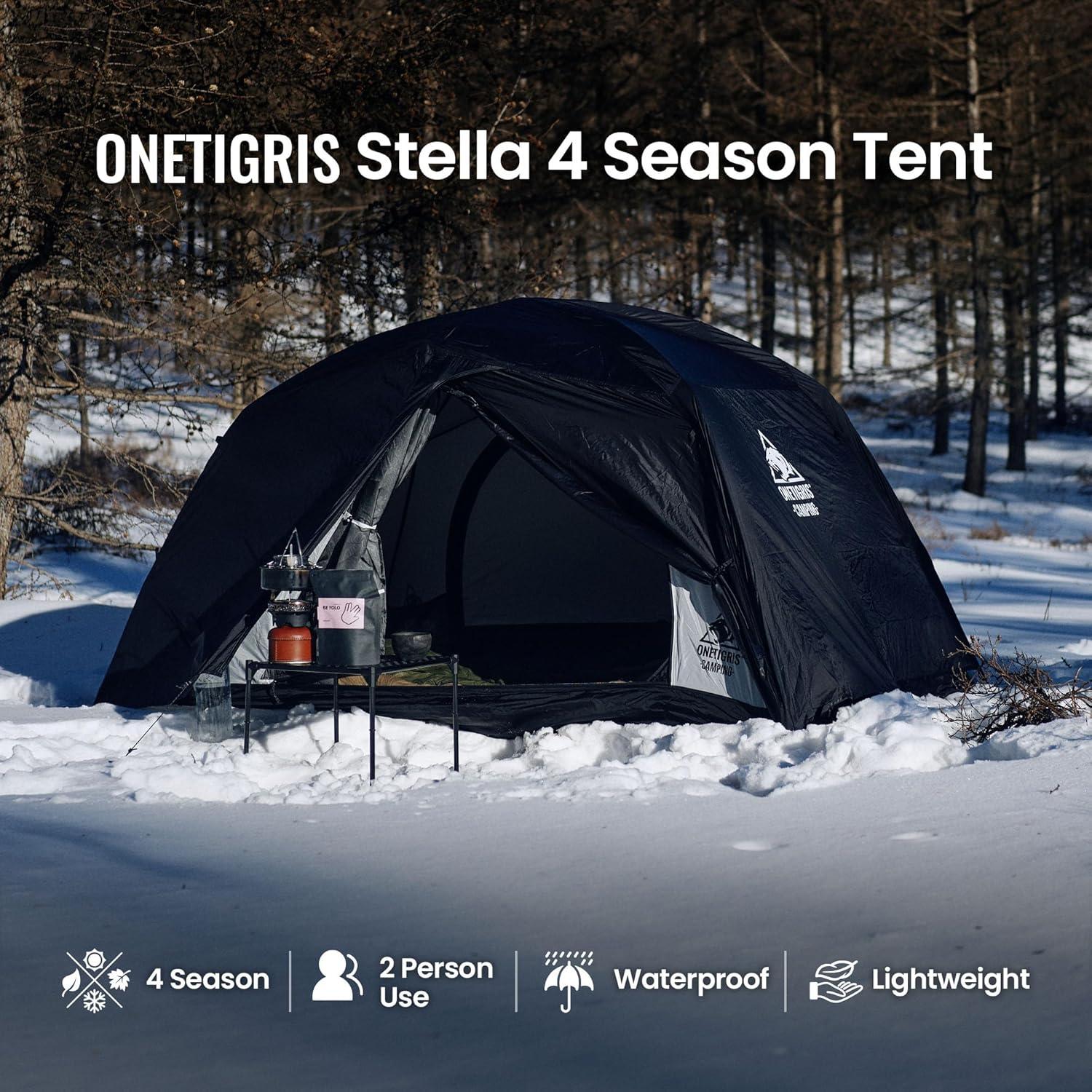 Carpa de Camping OneTigris Stella 4 Estaciones 2 Personas Impermeable