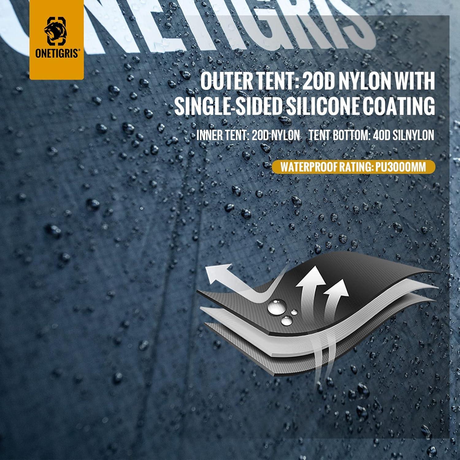 Carpa de Camping OneTigris Stella 4 Estaciones 2 Personas Impermeable