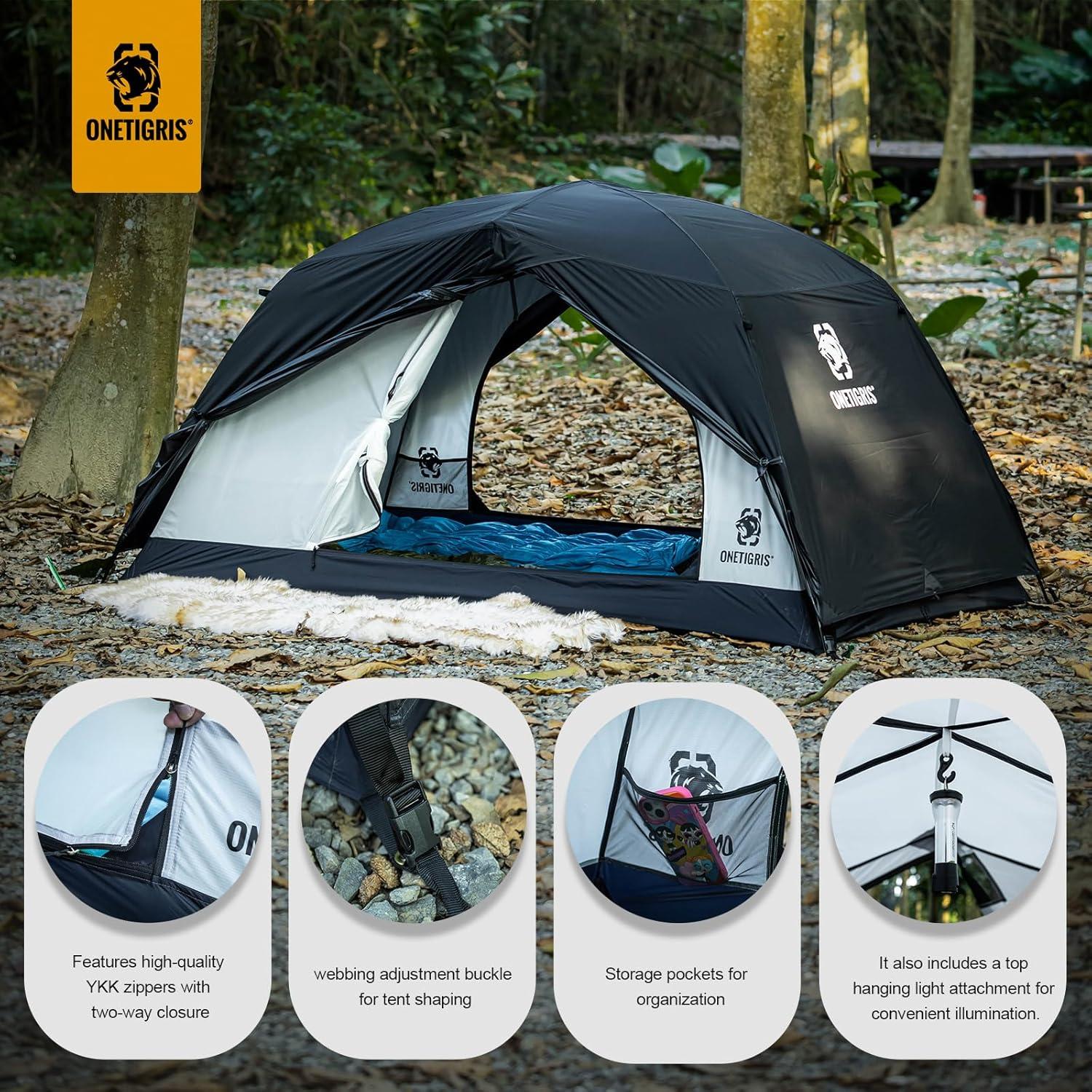 Carpa de Camping OneTigris Stella 4 Estaciones 2 Personas Impermeable