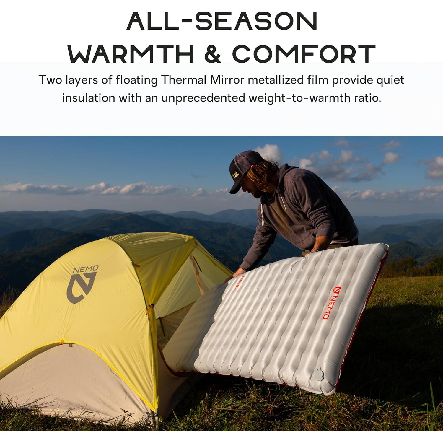 Colchón Inflable NEMO Tensor Todo-Temporada Momia 183x51 cm
