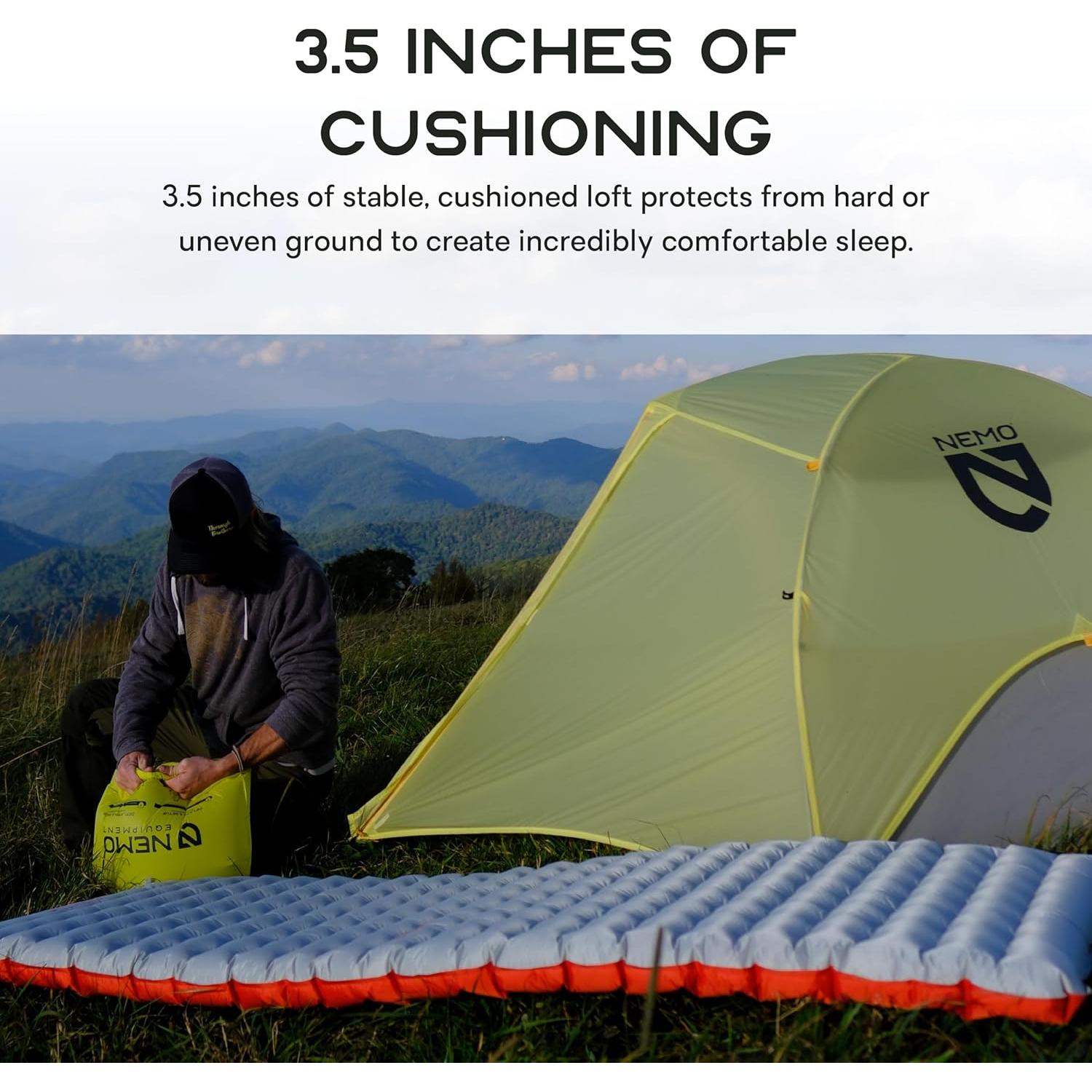 Colchón Inflable NEMO Tensor Todo-Temporada Momia 183x51 cm