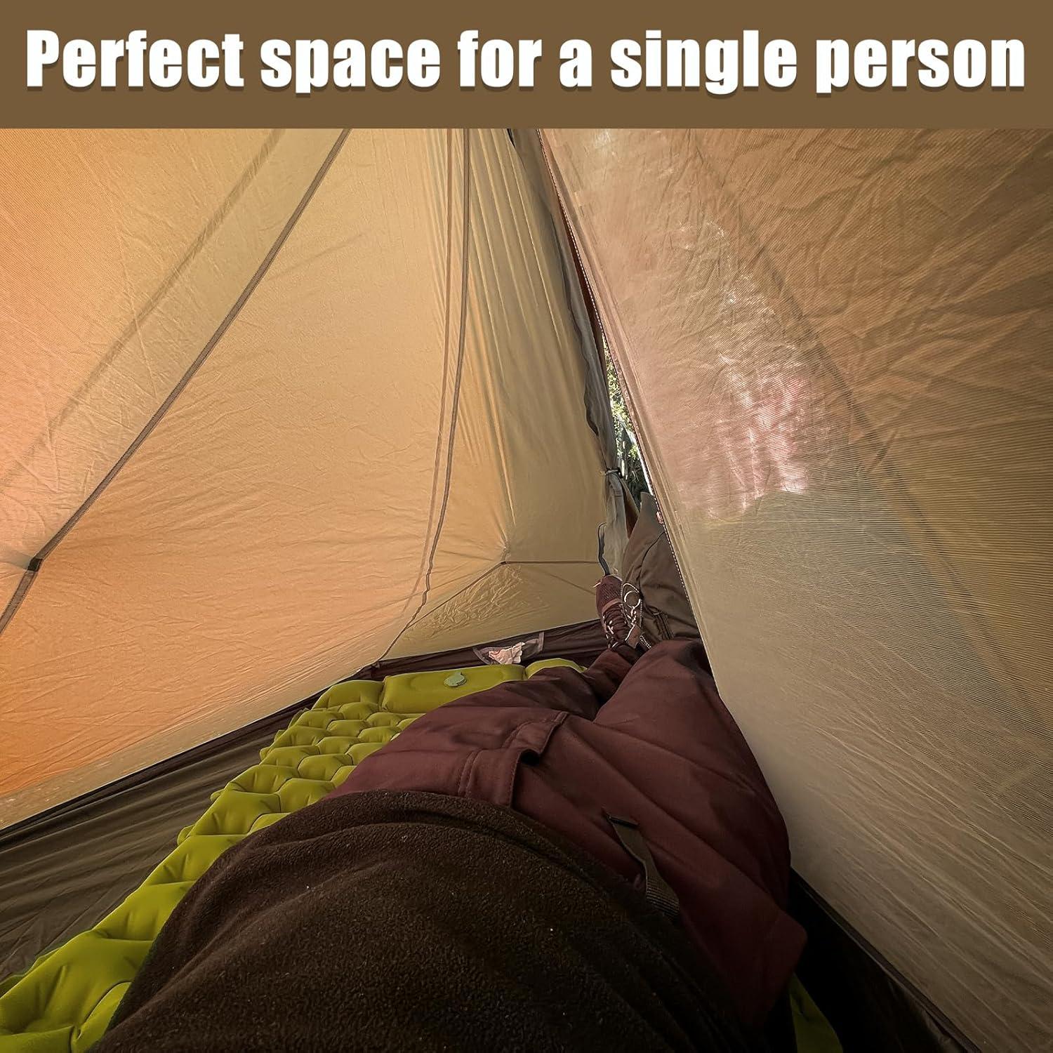 Tienda Ultraligera Night Cat ZP-U3 para 1 Persona Caqui