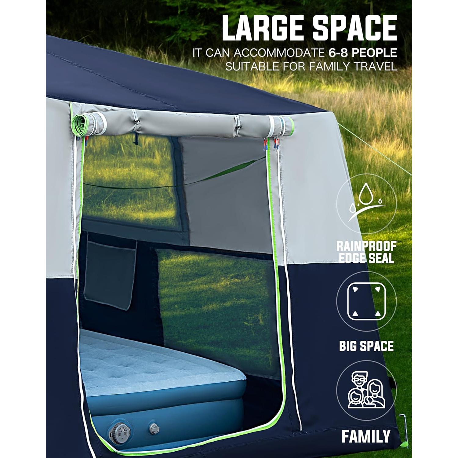 Tienda Inflable Corani 5 Ping Azul Oscuro para 4 Personas