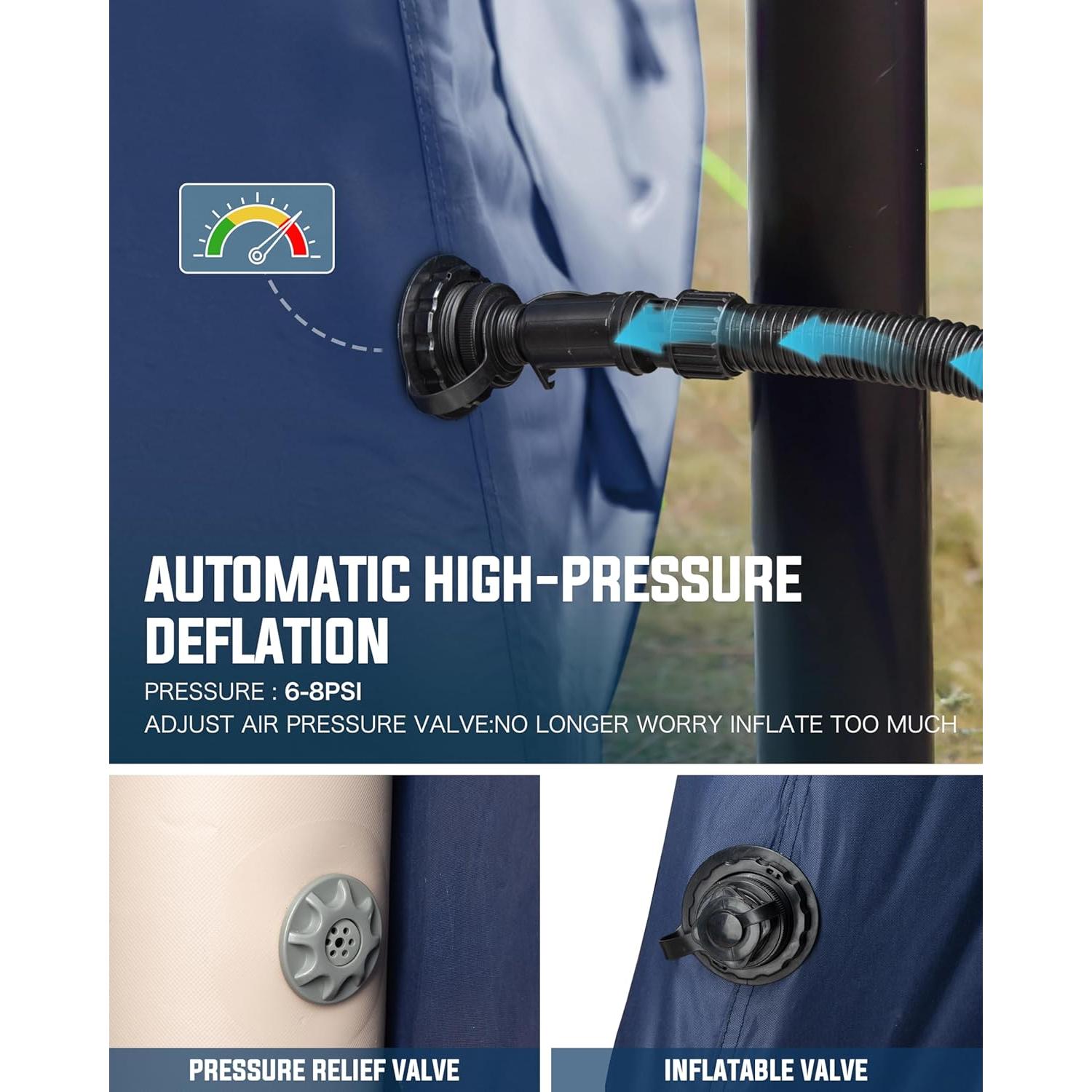 Tienda Inflable Corani 5 Ping Azul Oscuro para 4 Personas