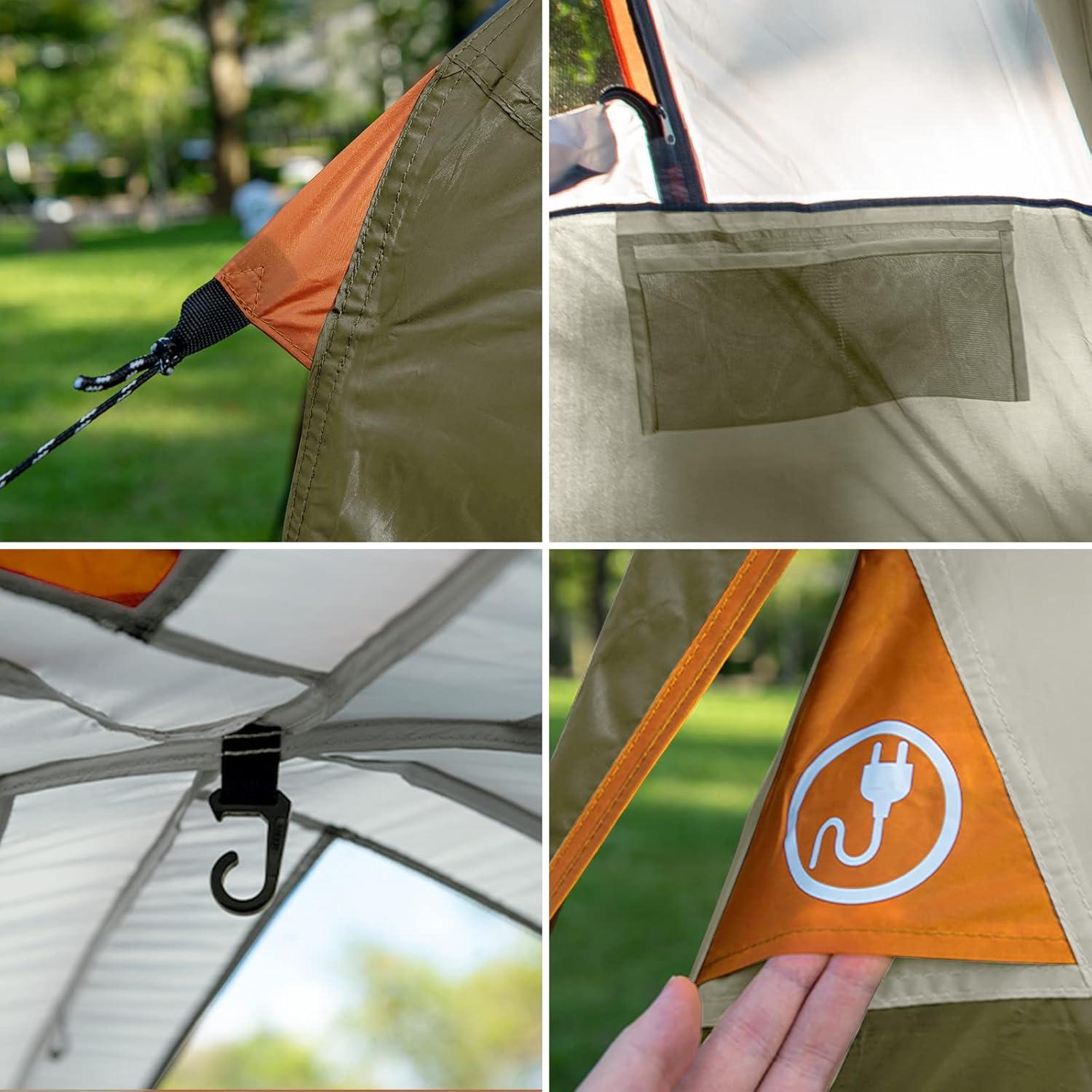 Tienda de Camping CAMPROS CP para 10 Personas Impermeable