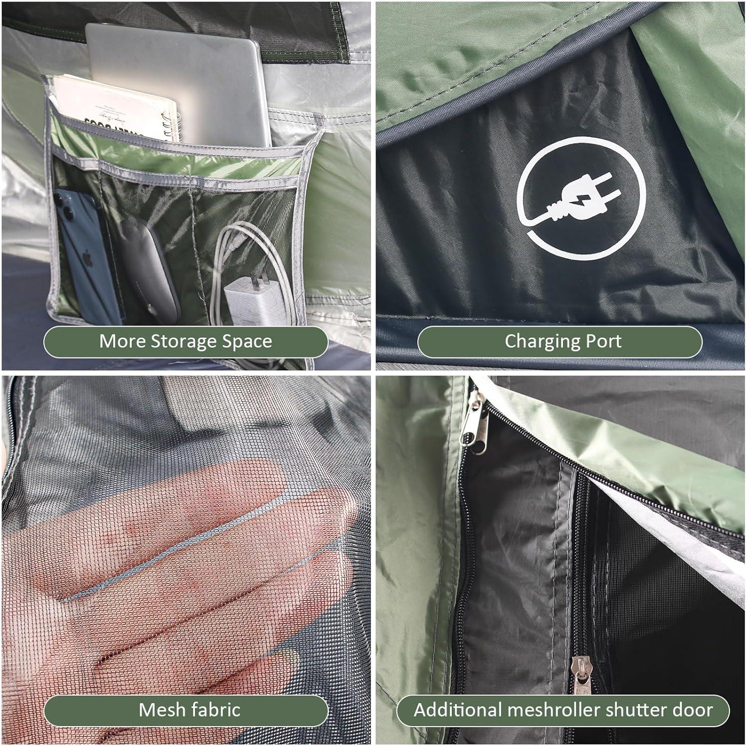 Tienda de Camping Pop Up WYDHven para 2 Personas Impermeable