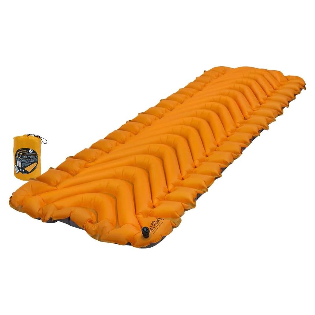 Colchón Inflable Klymit Aislado Static V Lite 182.88x58.42cm Naranja