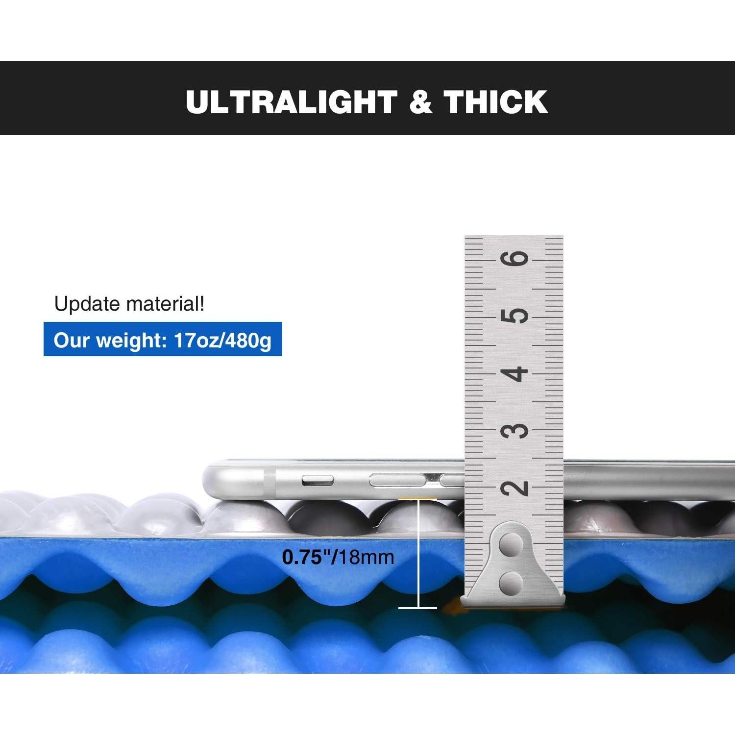 Almohadilla de Espuma REDCAMP 183x56 cm R-2.1 Plegable