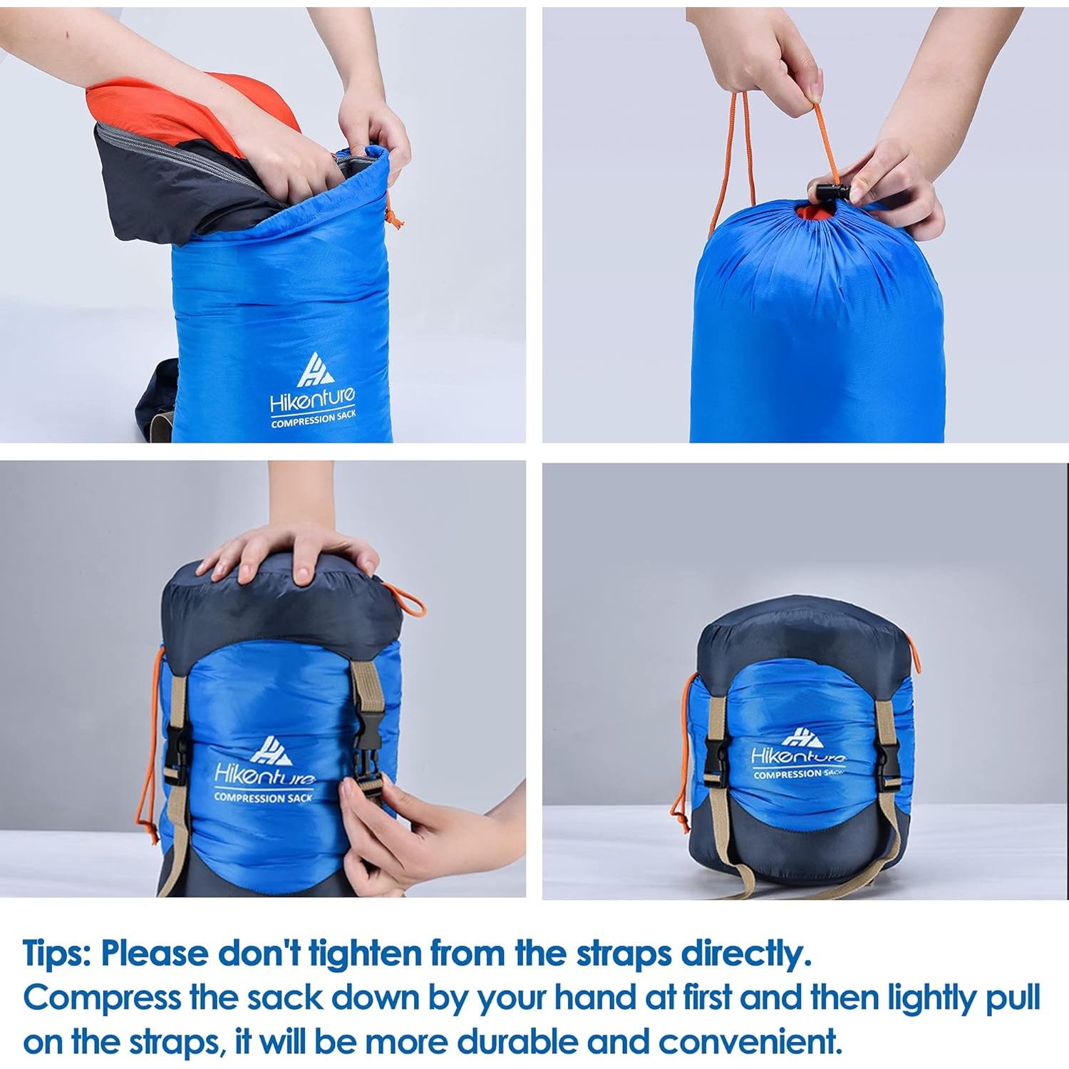 Saco de Compresión Hikenture 10L/20L Nylon Resistente al Agua