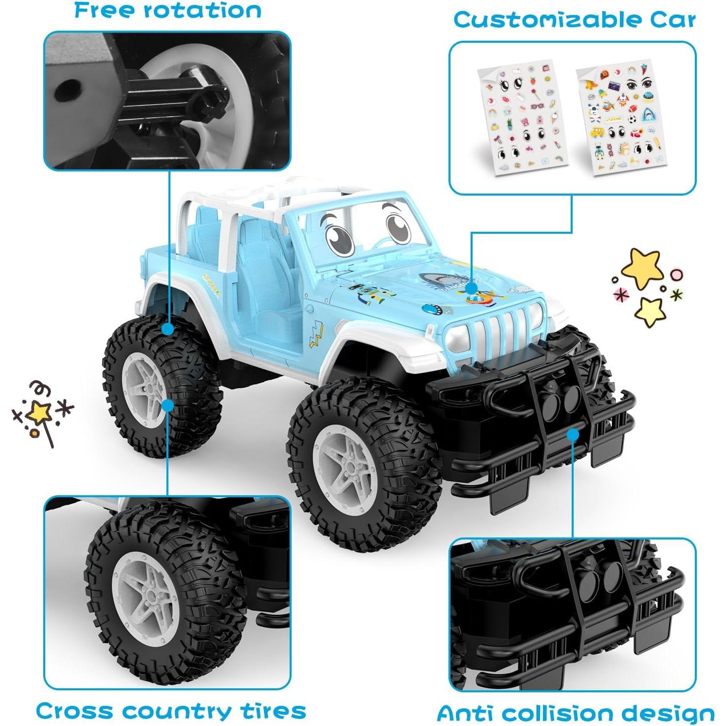 Coche RC NQD Azul Escala 1:16 80 Min Juguete Niños