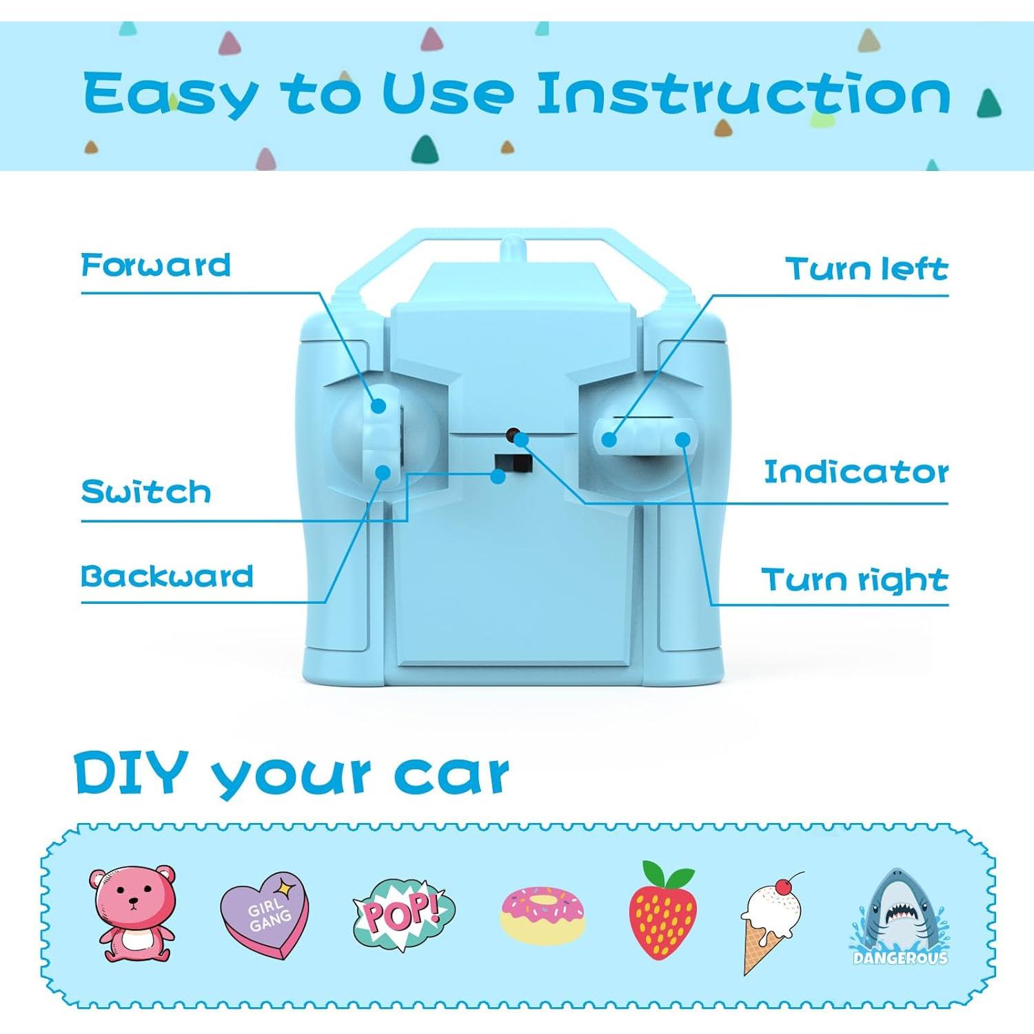 Coche RC NQD Azul Escala 1:16 80 Min Juguete Niños