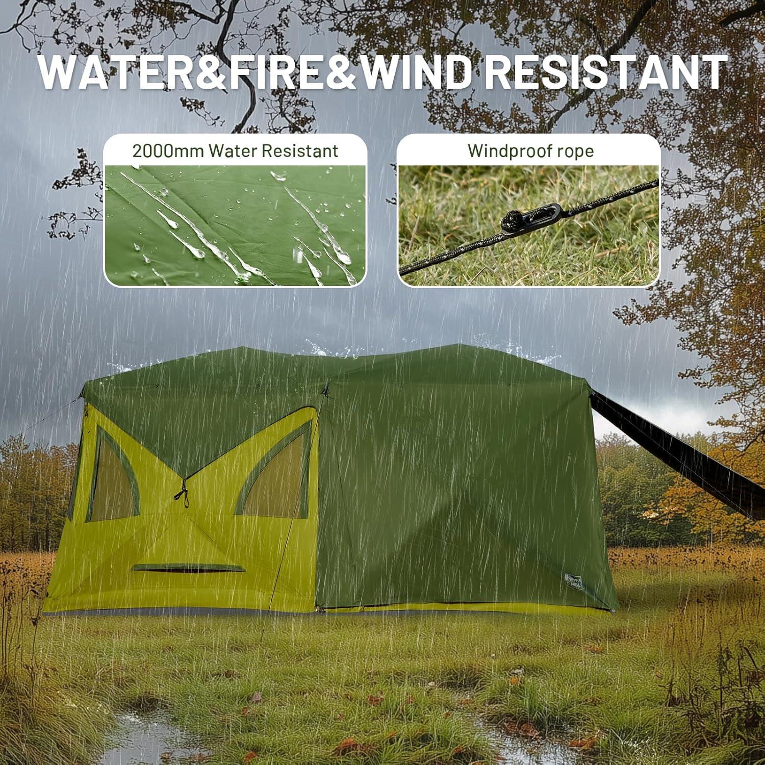 Tienda de campaña TIMBER RIDGE para 4-5 personas, impermeable y fácil de montar