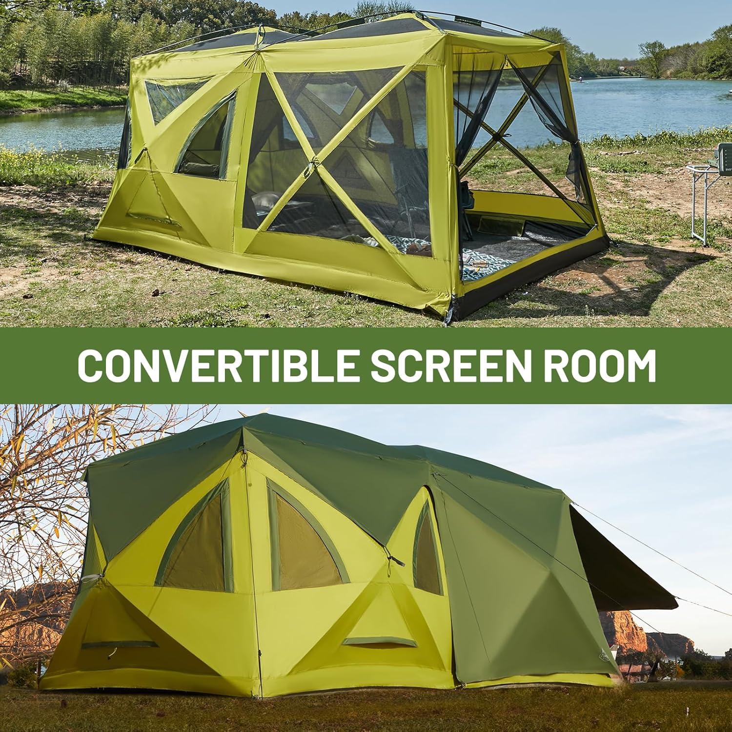 Tienda de campaña TIMBER RIDGE para 4-5 personas, impermeable y fácil de montar