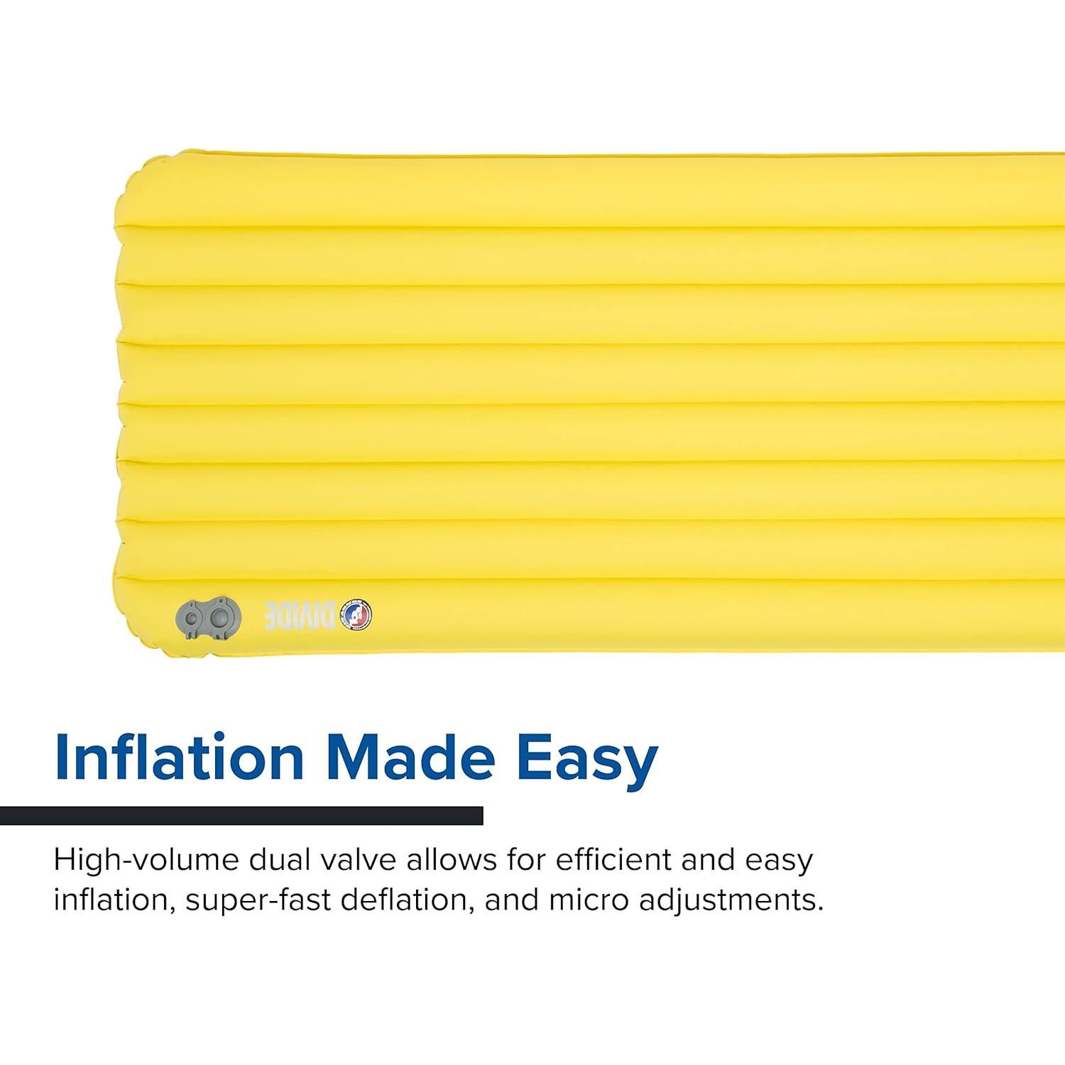 Colchón de Aire Big Agnes Divide Regular 20x72 Oliva Cálido