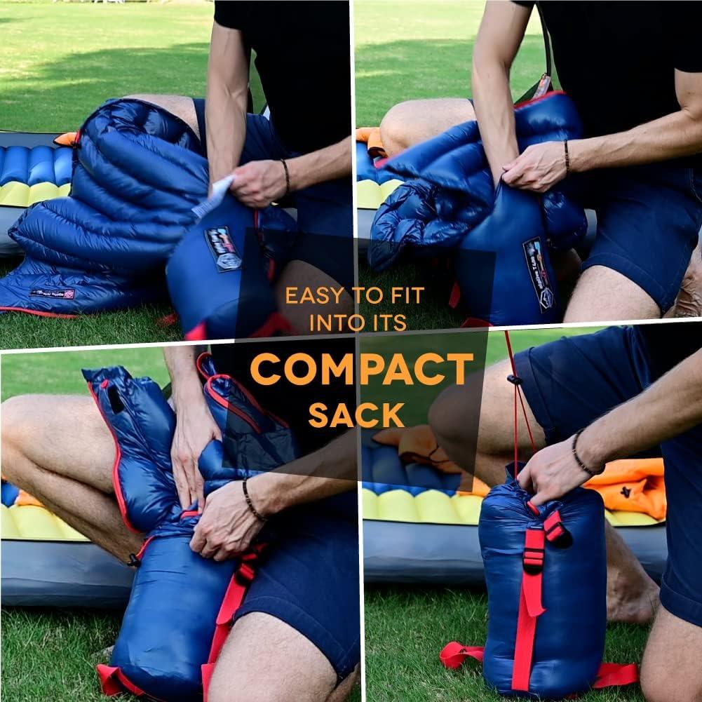 Saco de Dormir ZOOOBELIVES Alplive T400 0-10°C 765g