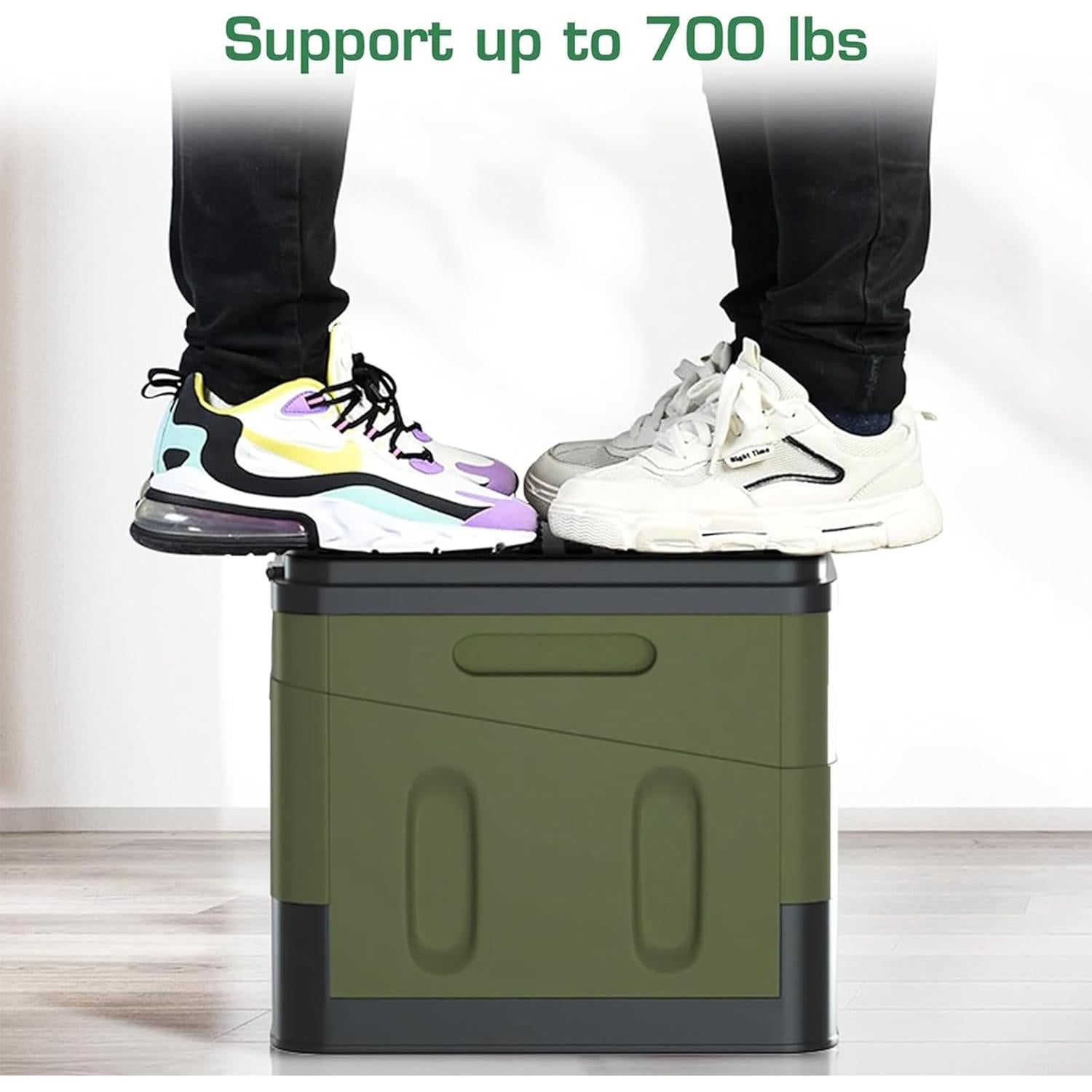 Inodoro de Camping Portátil JISSBON Verde Militar 29.9 cm