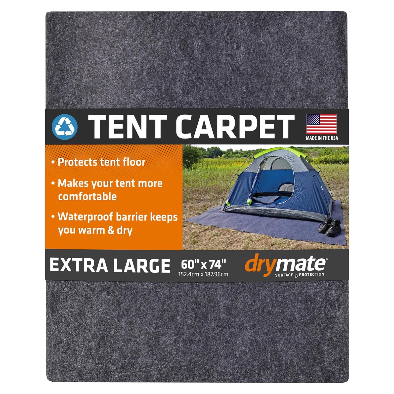 Alfombra para tienda Drymate 2.24x2.54m impermeable gris carbón