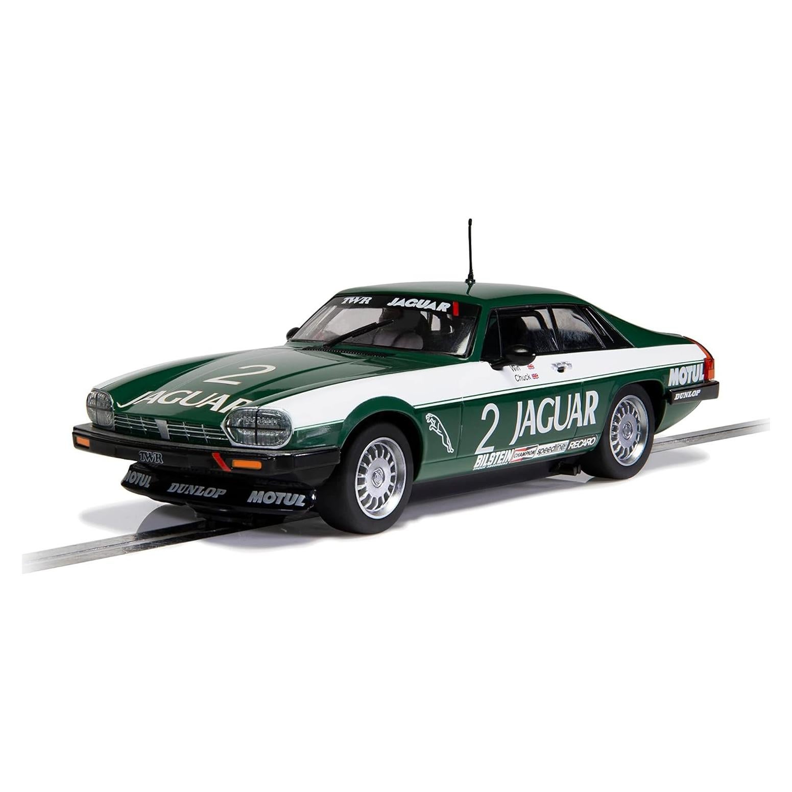 Coche Slot Scalextric Jaguar XJS Motul #2 1:32 Detallado