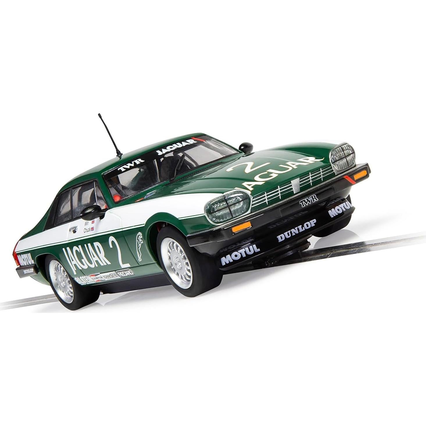 Coche Slot Scalextric Jaguar XJS Motul #2 1:32 Detallado