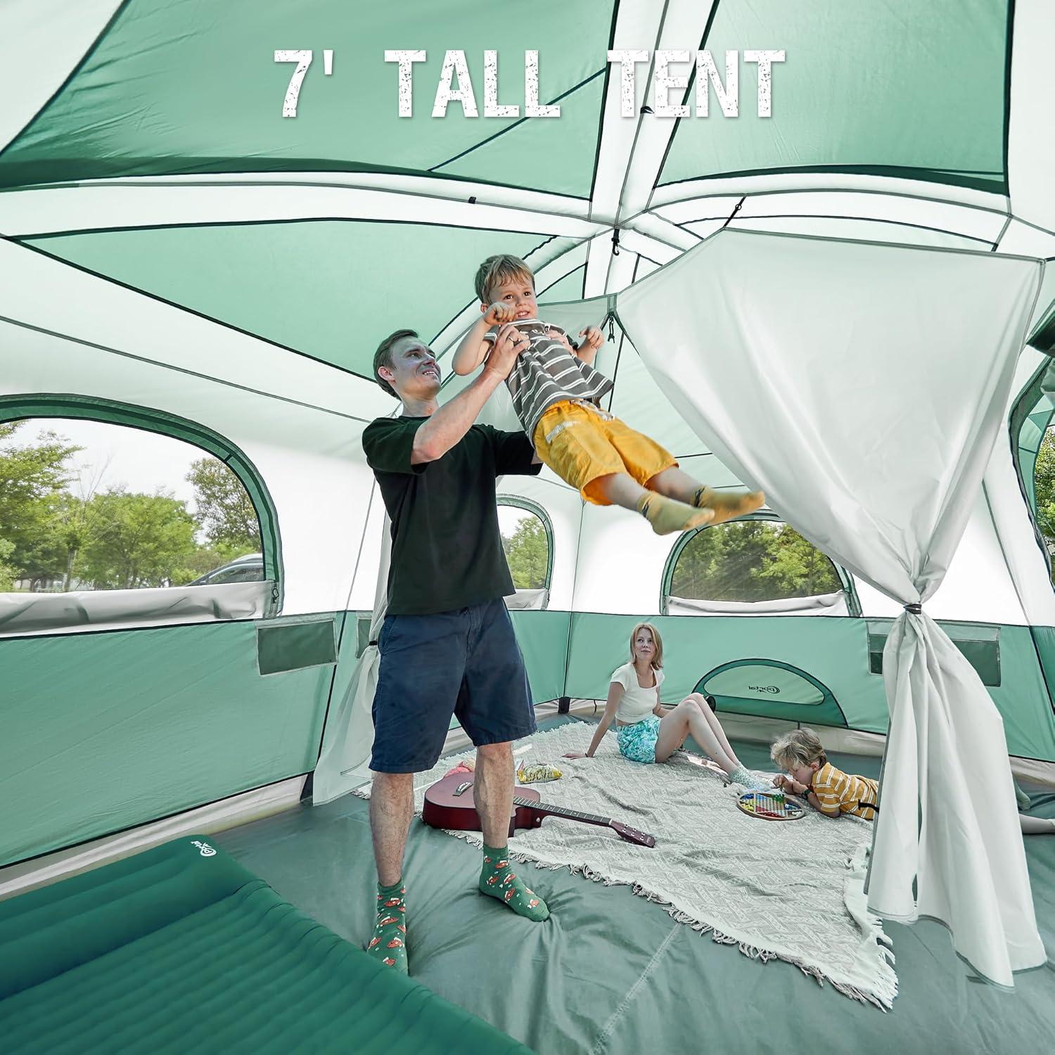 Carpa Familiar PORTAL para 10 Personas con Porche y Ventilación