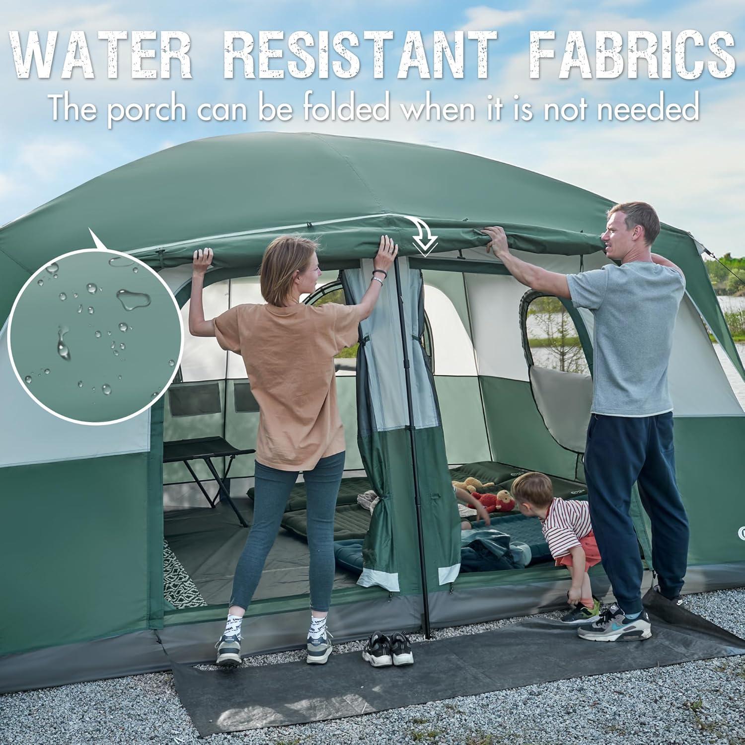 Carpa Familiar PORTAL para 10 Personas con Porche y Ventilación