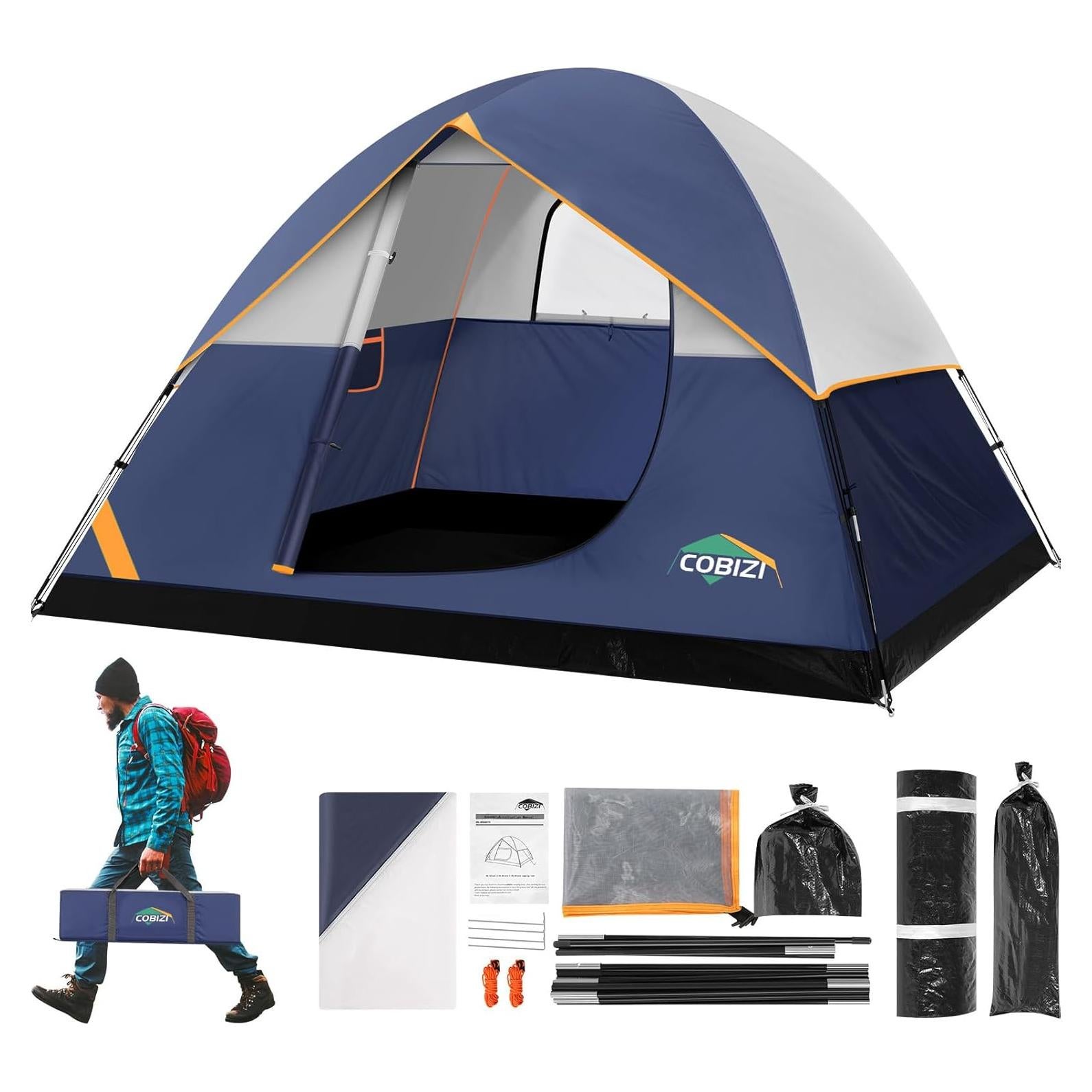 Carpa COBIZI para 6 Personas Impermeable 299.72x259.08cm