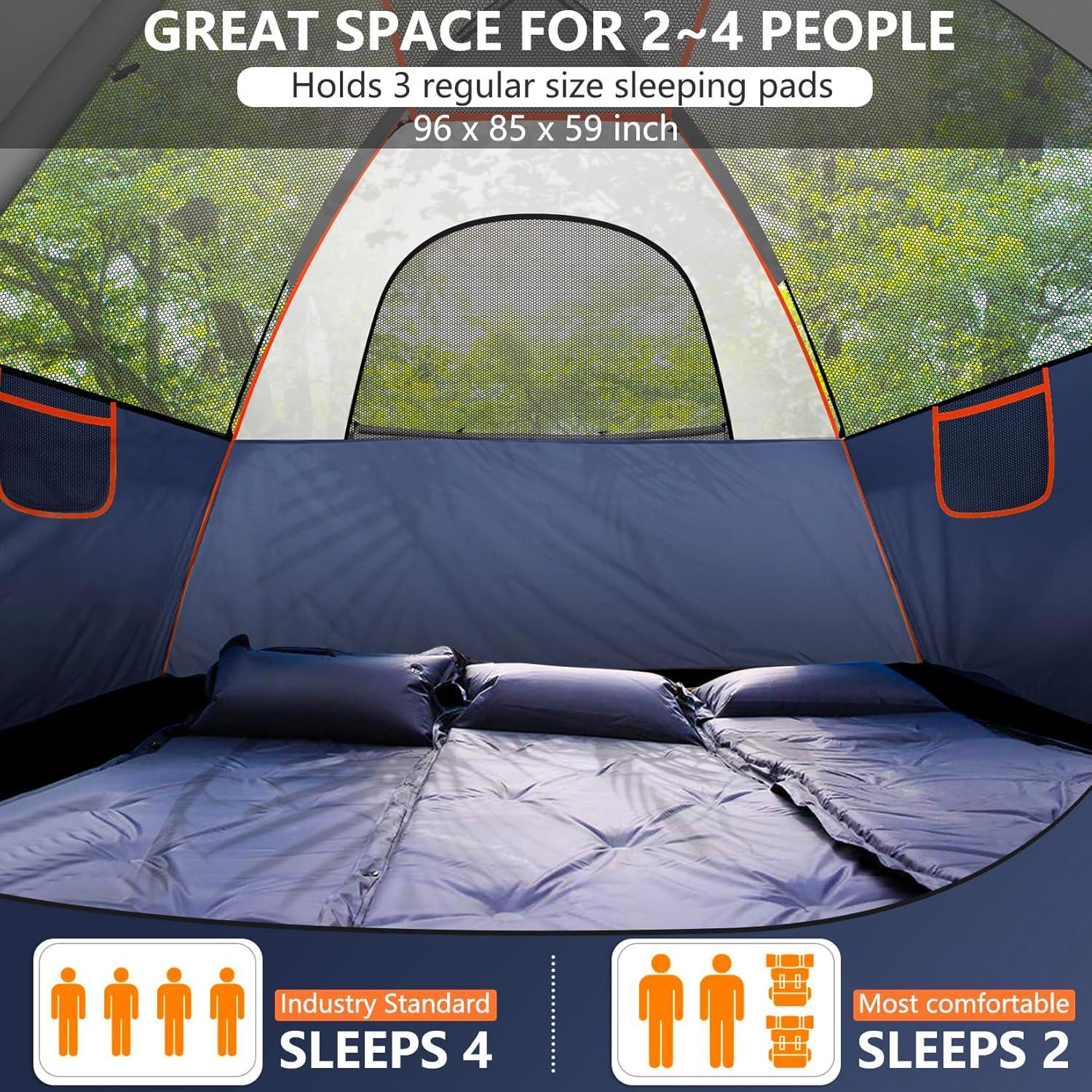 Carpa COBIZI para 6 Personas Impermeable 299.72x259.08cm